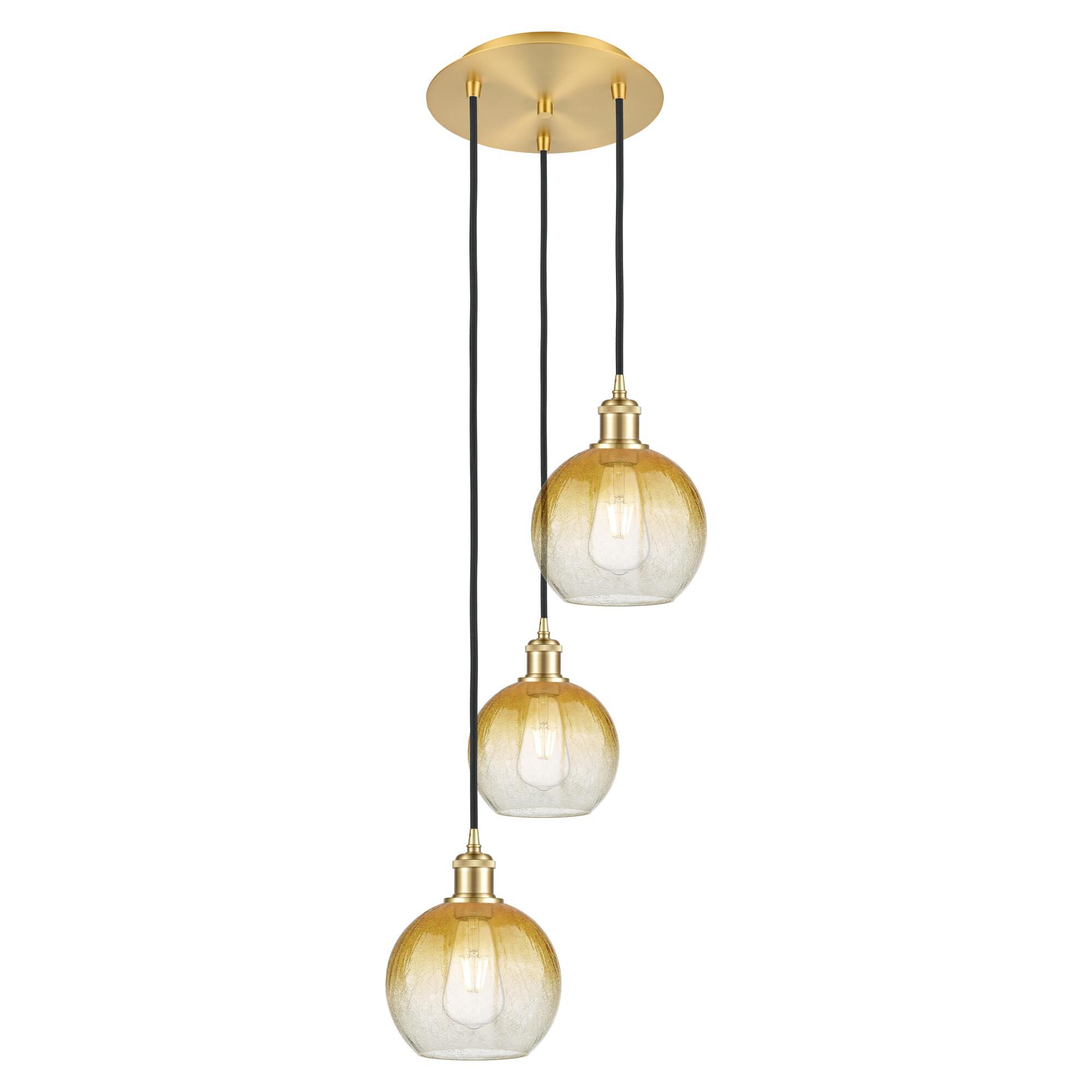 Bruno Marashlian Brookhaven Globe 15 Inch Multi Light Pendant by Innovations Lighting