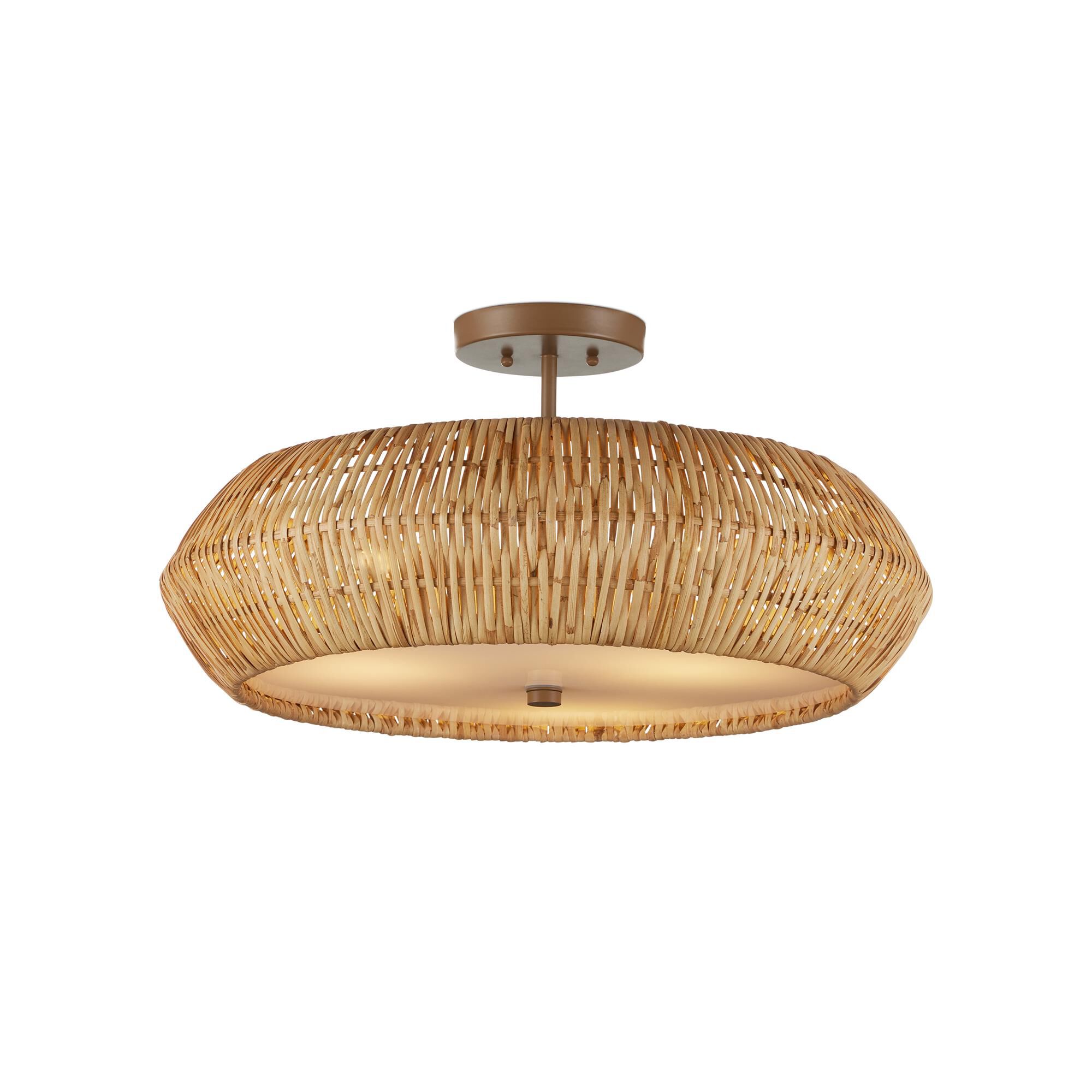 Antibes 24 Inch Semi Flush Mount,