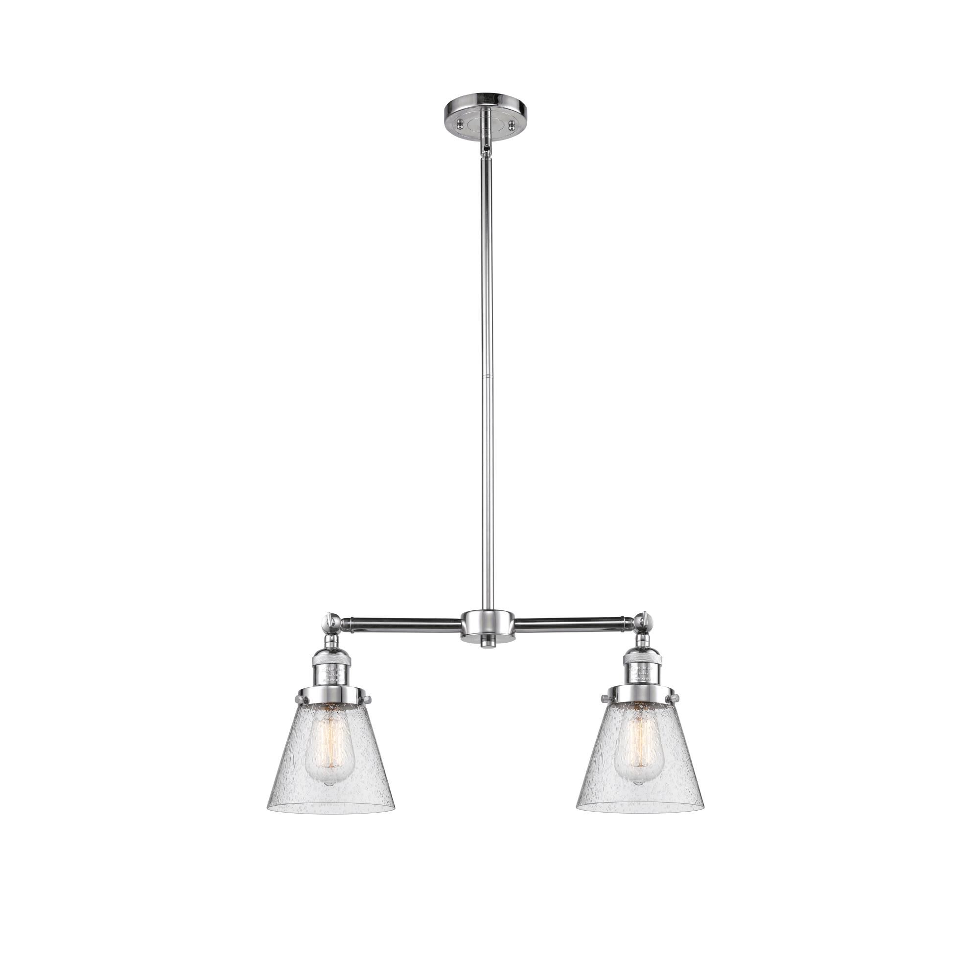 Bruno Marashlian Small Cone 21 Inch 2 Light Mini Chandelier by Innovations Lighting