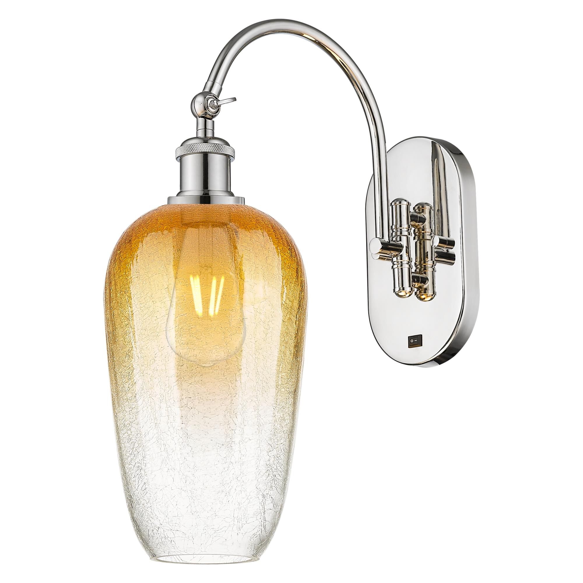 Bruno Marashlian Brookhaven Flute 7 Inch Wall Swing Lamp by Innovations Lighting