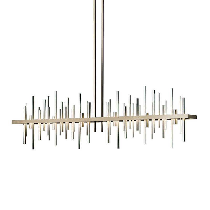 Cityscape Medium Linear Chandelier by Hubbardton Forge