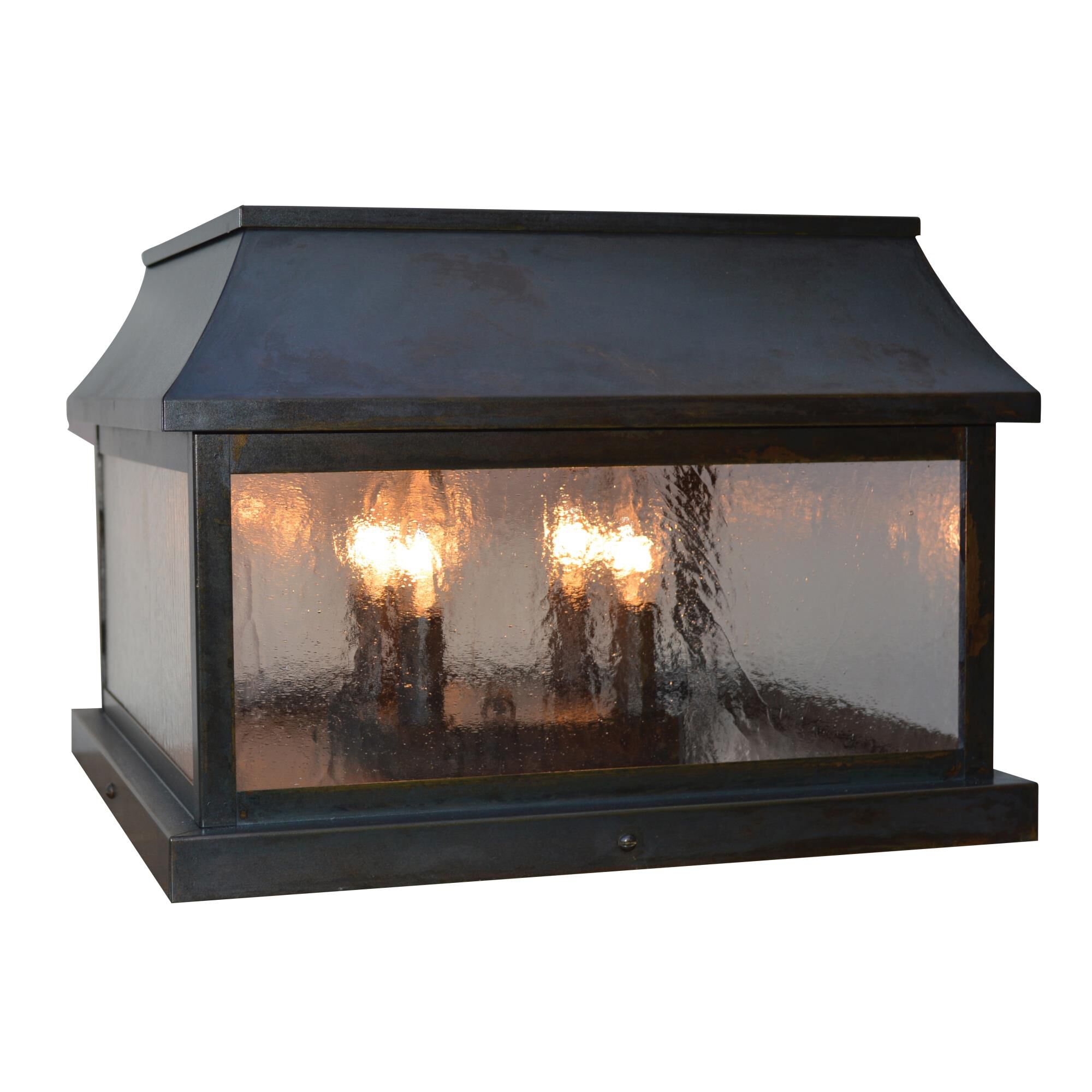 Providence 11 Inch Tall 4 Light Outdoor Pier Lamp by Arroyo Craftsman