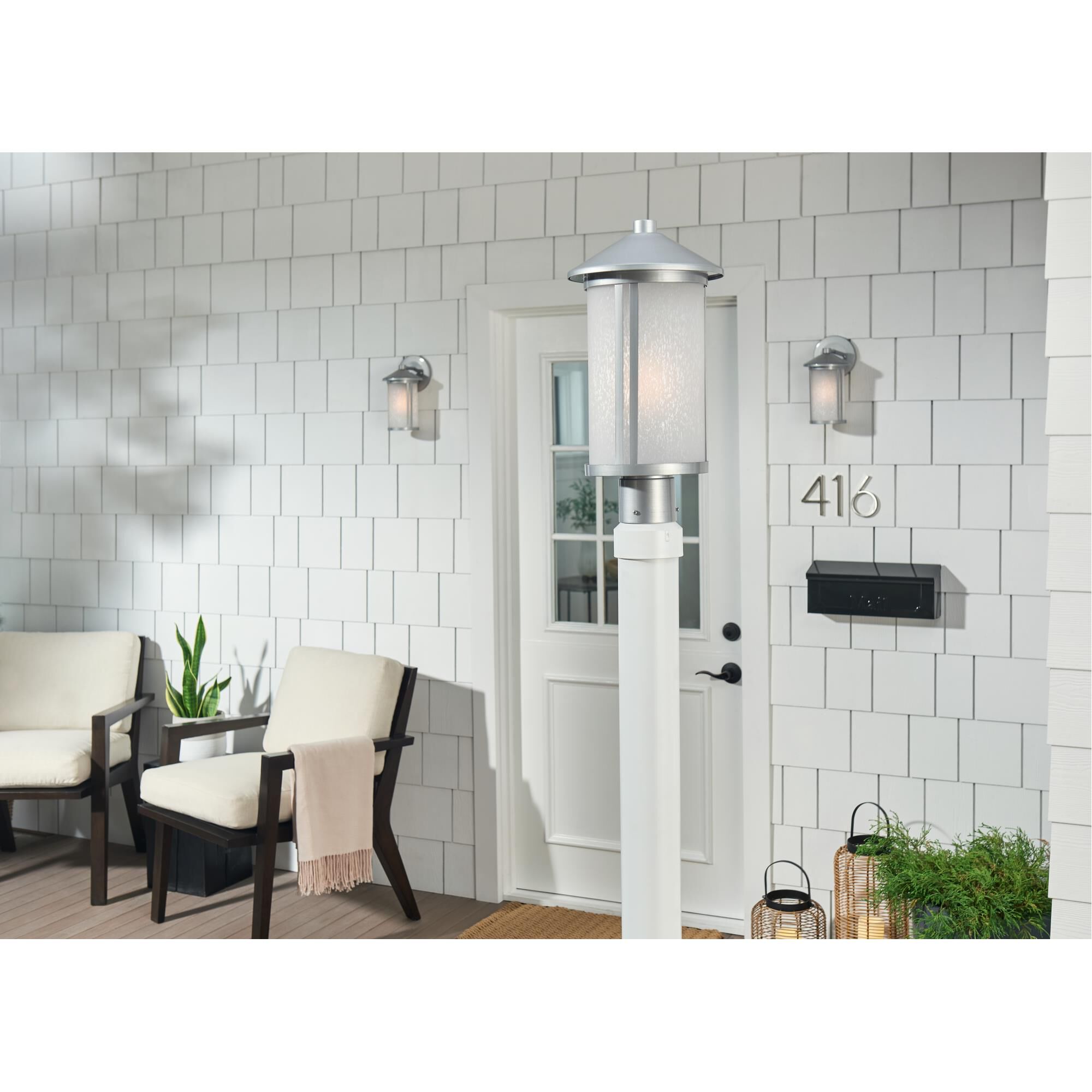 Kichler Lighting Lombard 17 Inch Tall Outdoor Post Lamp