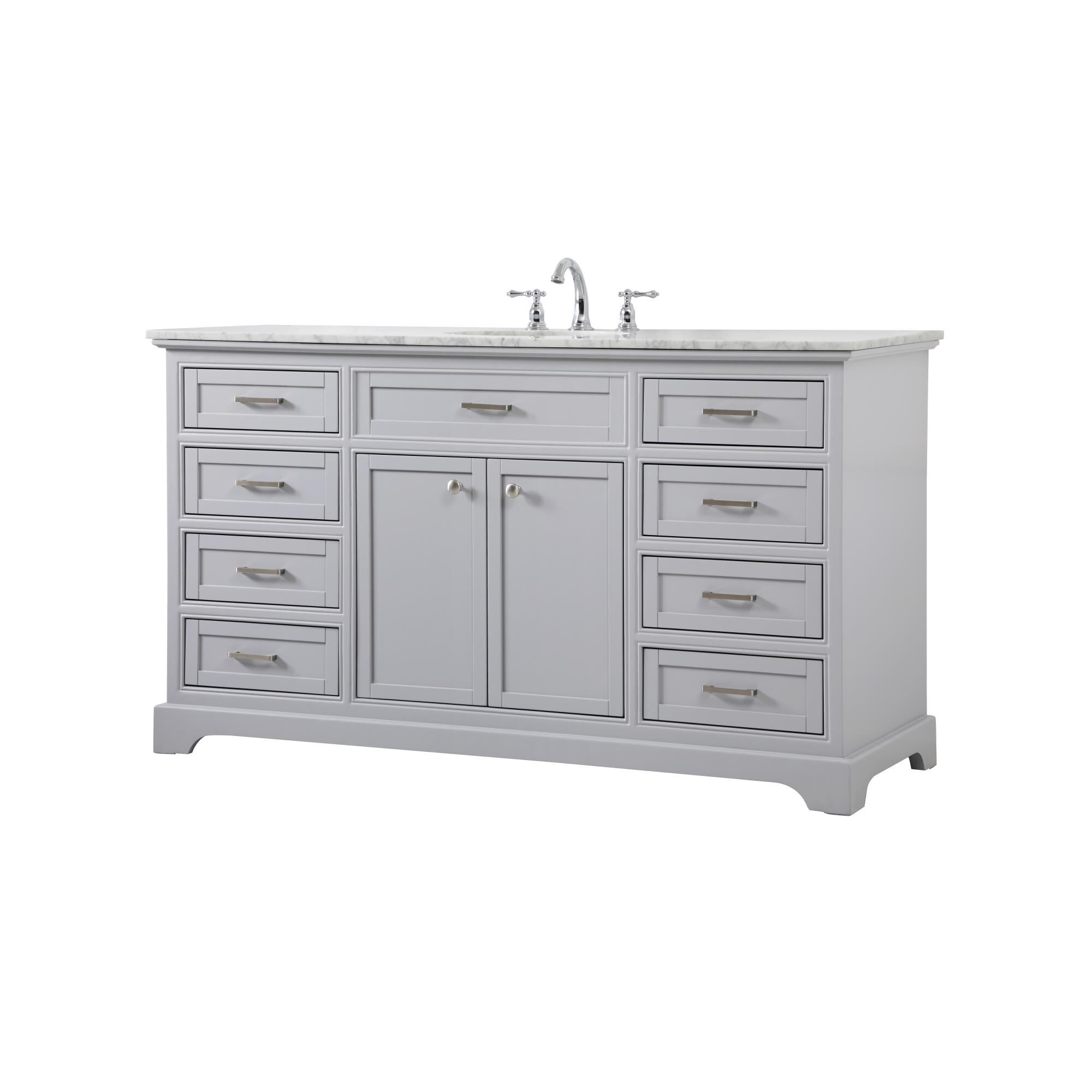 Shown in Grey finish