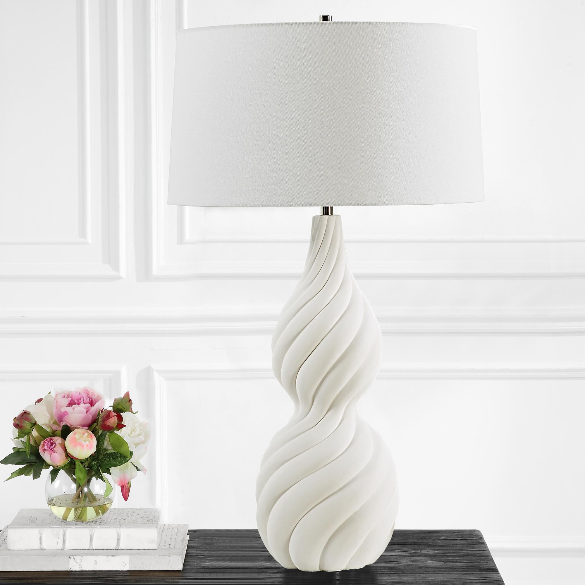 Carolyn Kinder Twisted Swirl 32 Inch Table Lamp by Uttermost
