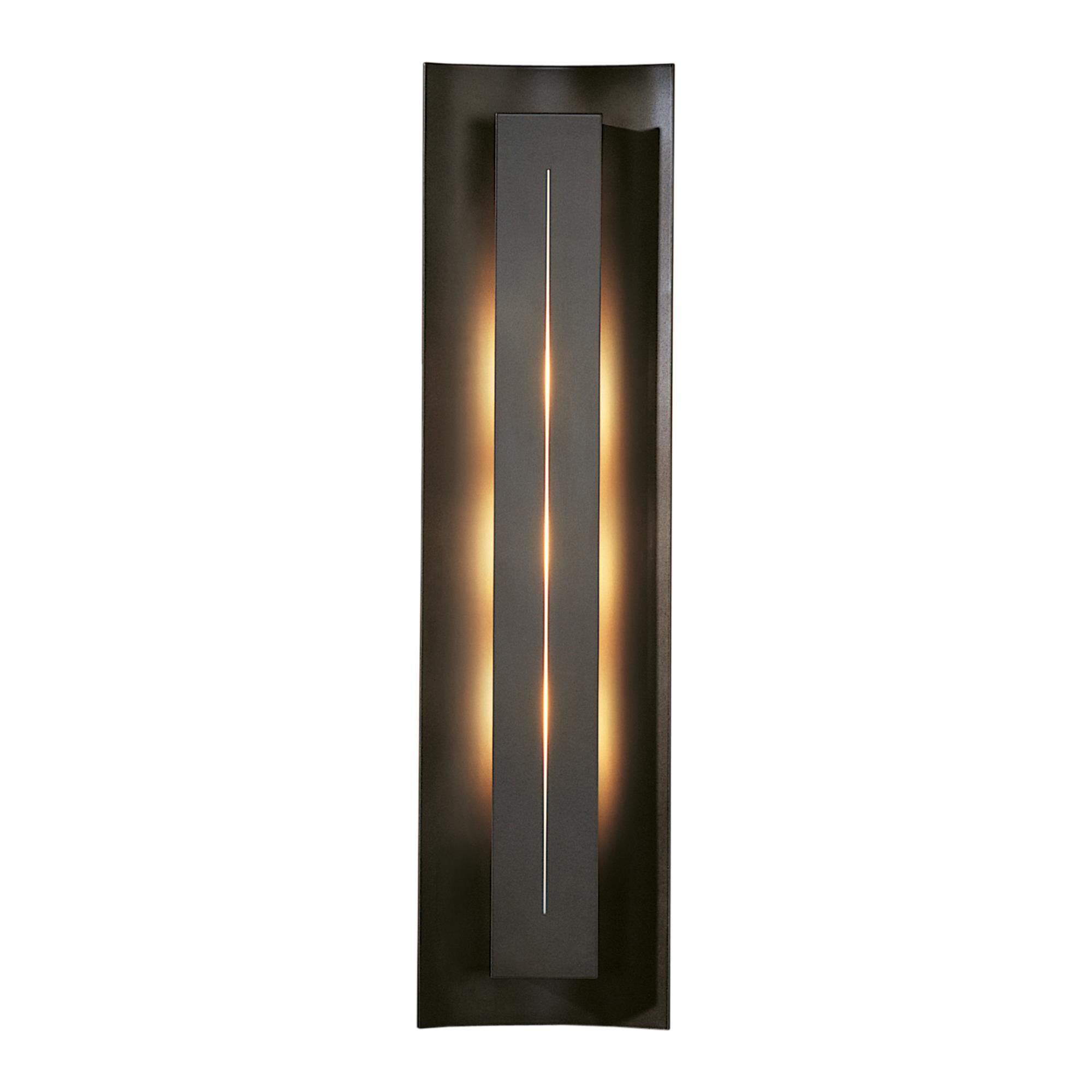 Shown in Dark Smoke finish and Ivory Art  glass