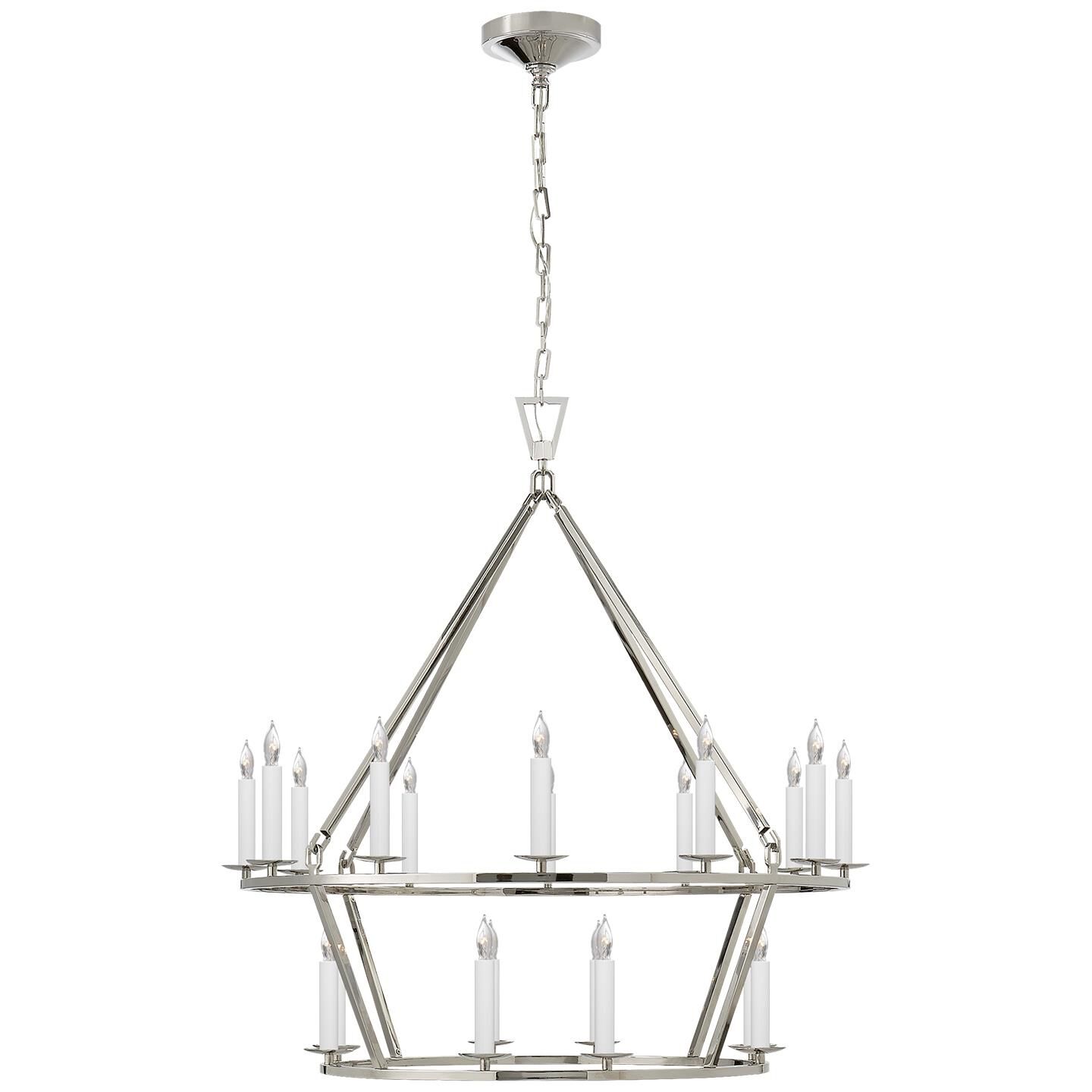 Chapman & Myers Darlana 30 Inch 20 Light Chandelier by Visual Comfort Signature Collection