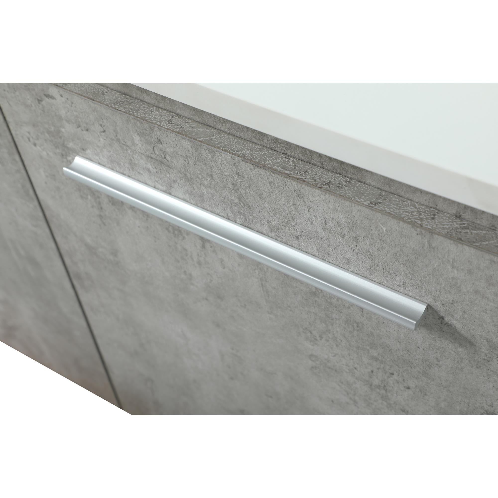 Shown in Concrete Grey finish