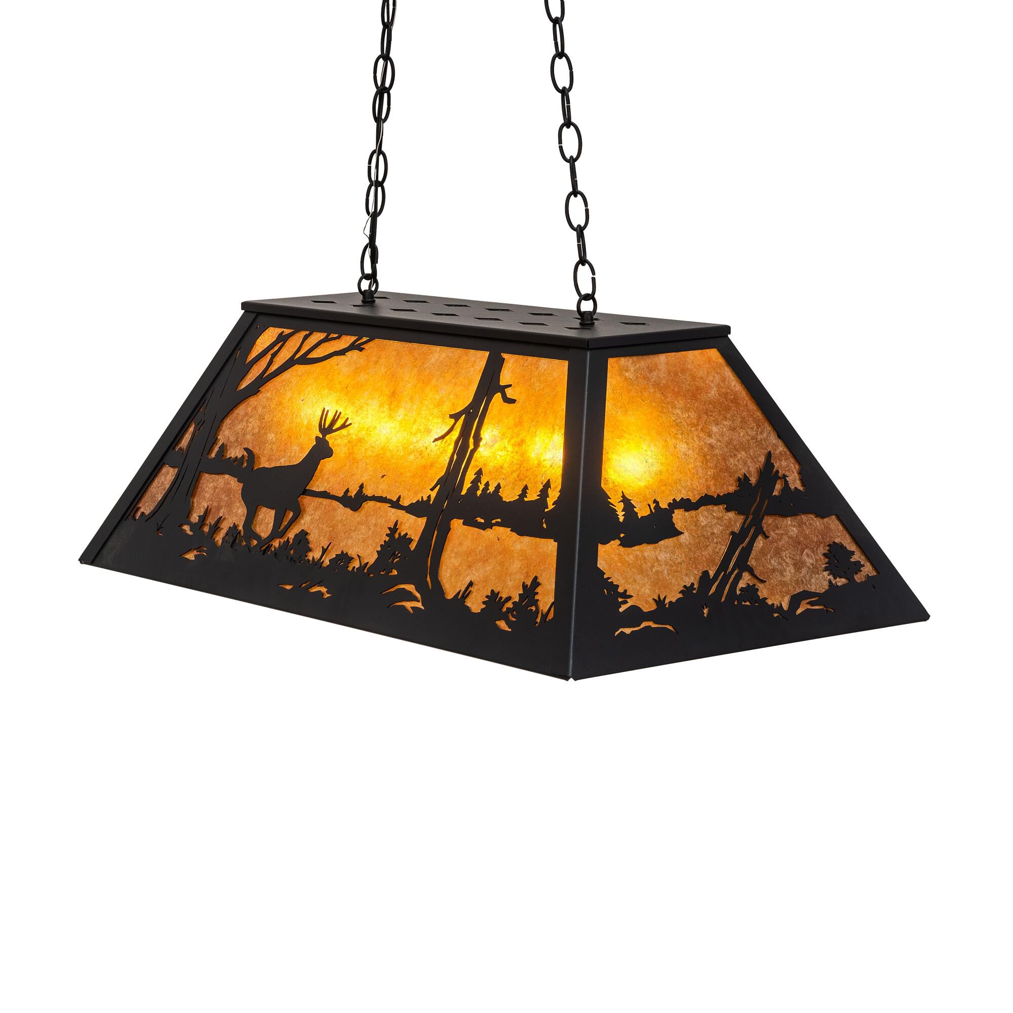 Deer At Lake 33 Inch Billiard Light by Meyda Lighting