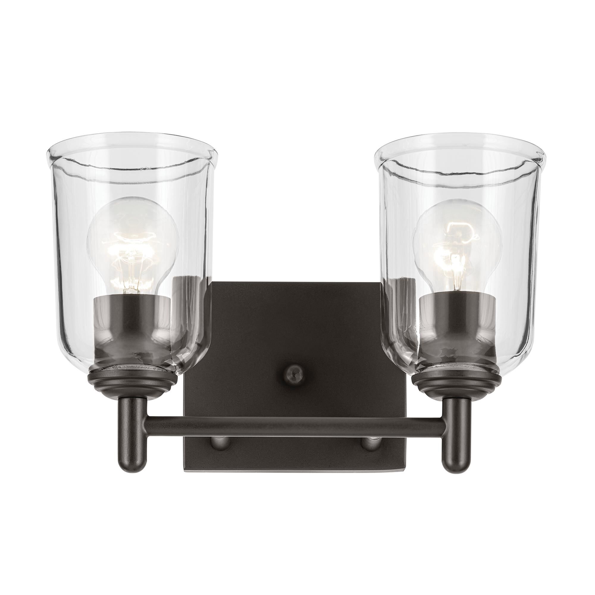 Shown in Olde Bronze finish and Clear glass