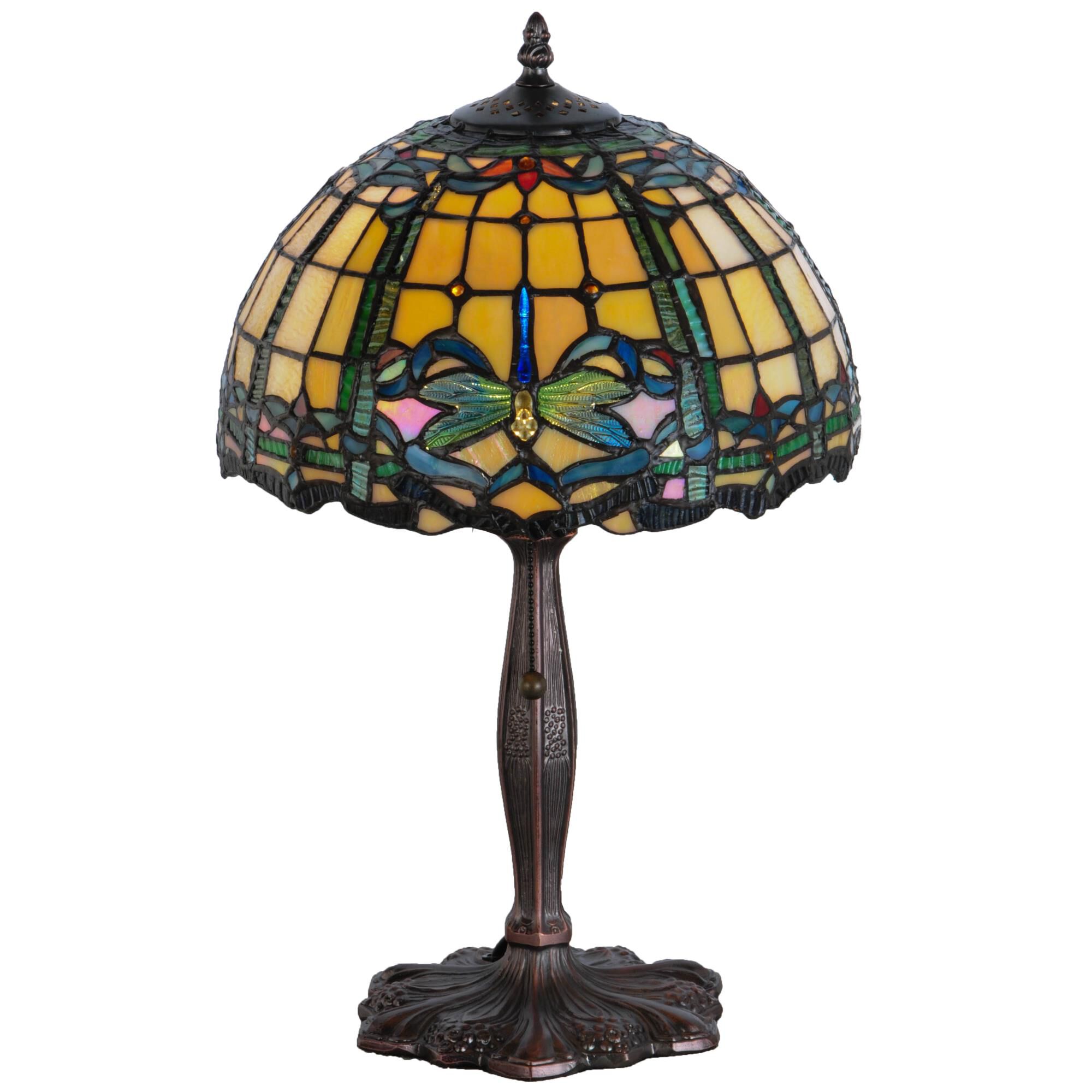 Dragonfly Trellis 19 Inch Table Lamp by Meyda Lighting