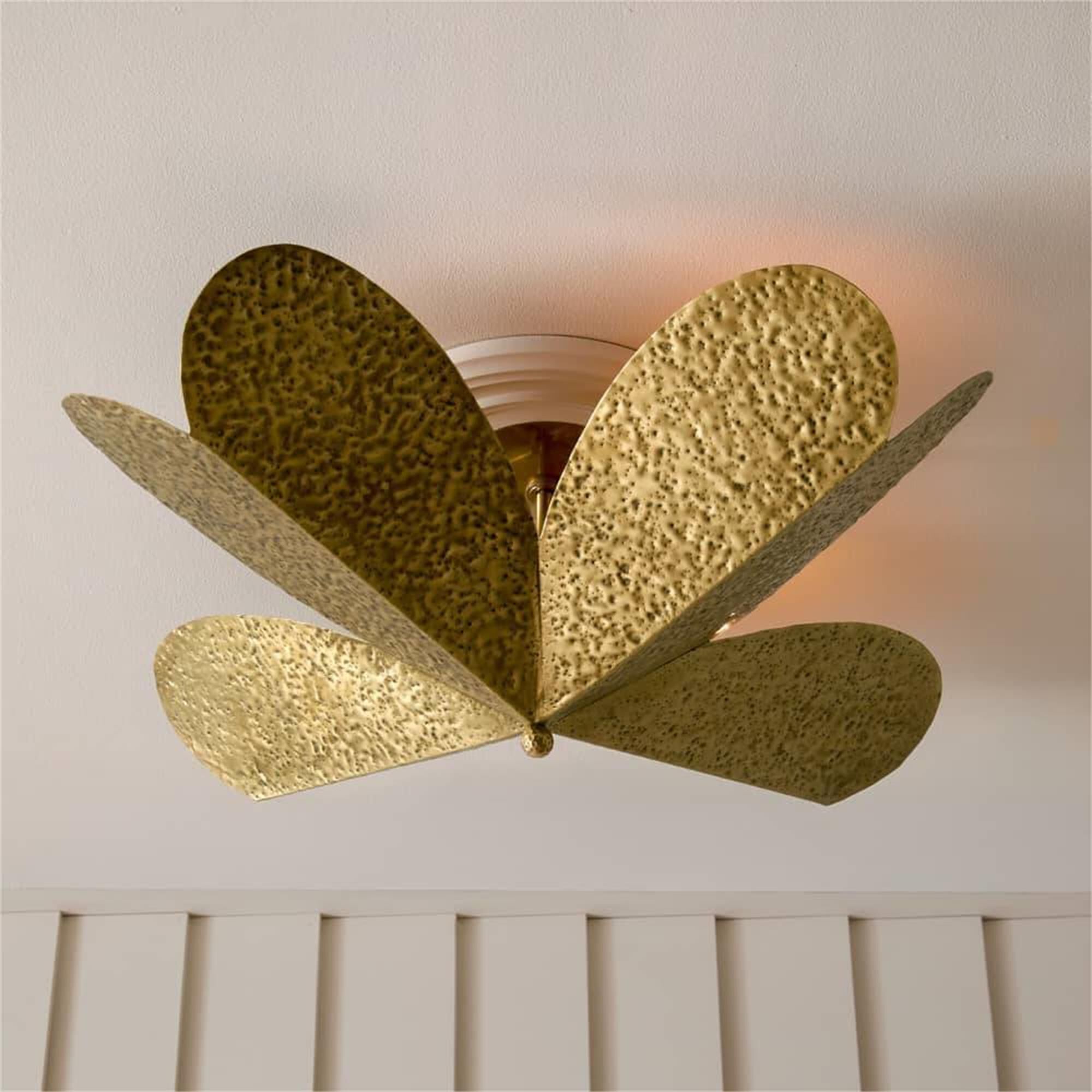 Lucinda 31 Inch 4 Light Semi Flush Mount,