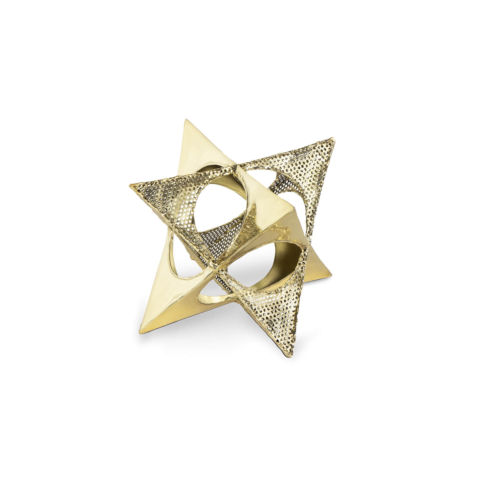 Shown in Polished Brass finish and - None - shade