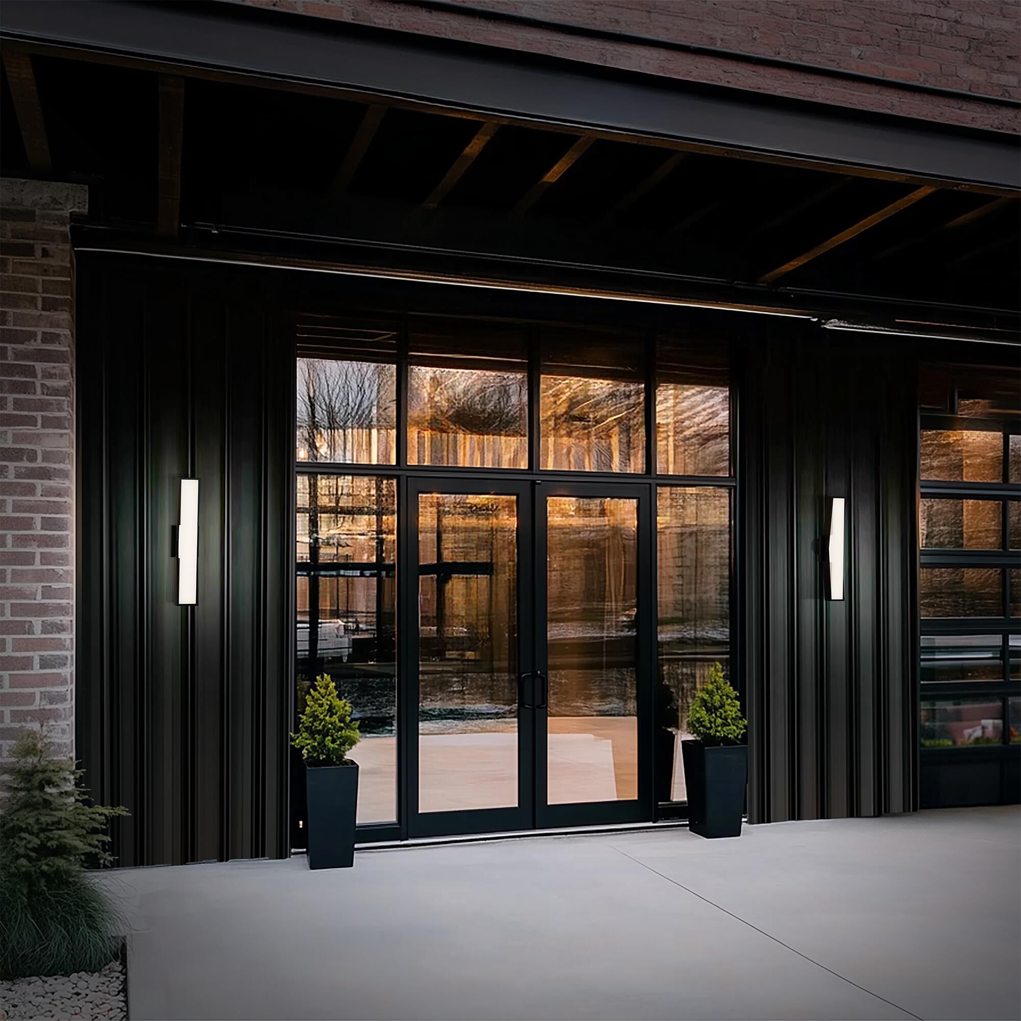 Jordan 24 Inch Outdoor Wall Light by dweLED