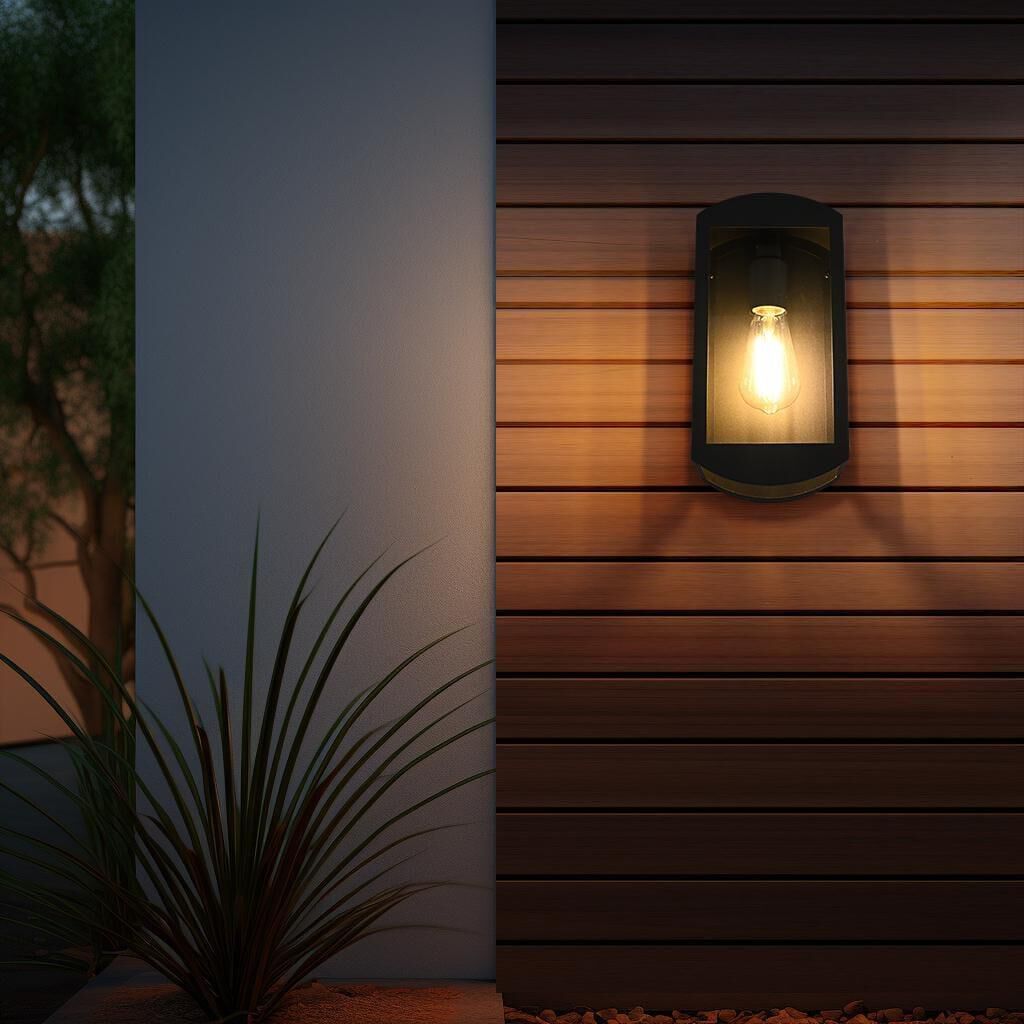 Miles 12 Inch Outdoor Wall Light by Elegant Lighting