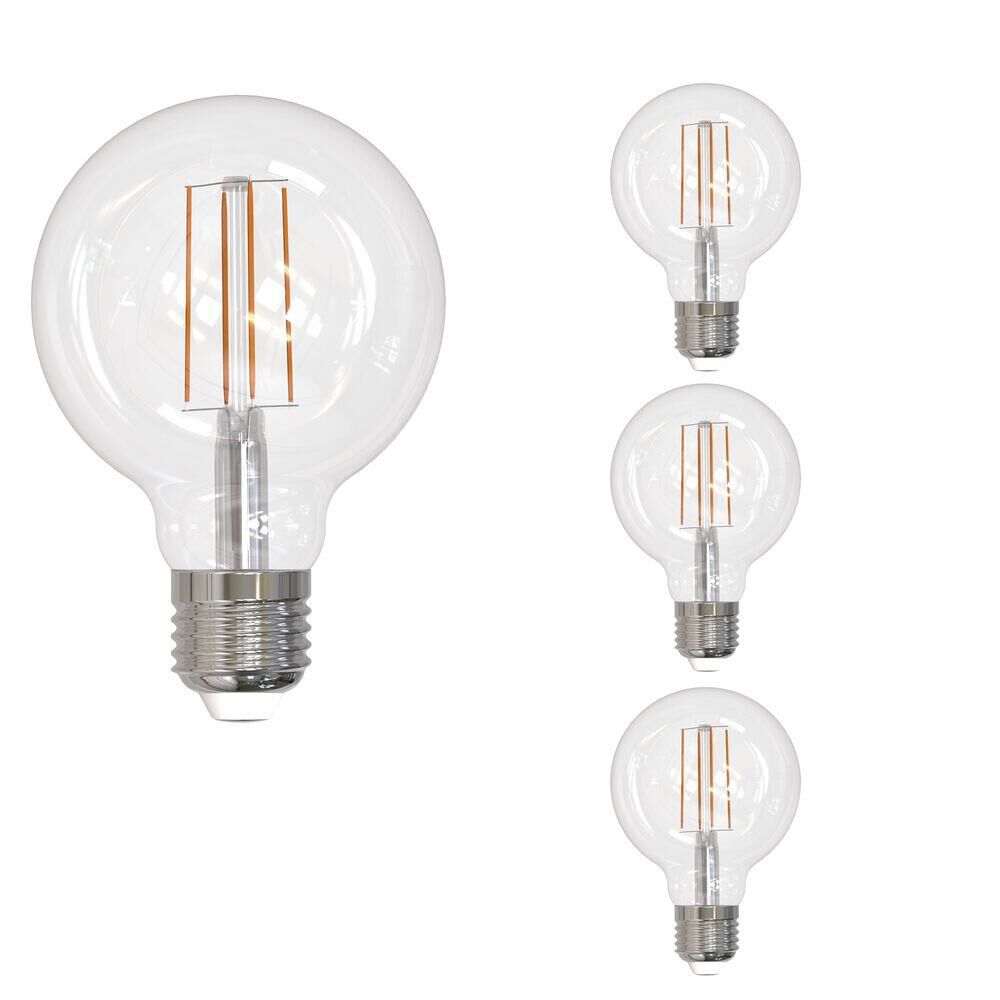 Dimmable 8.5 Watt 3000K G25 LED Light Bulb,