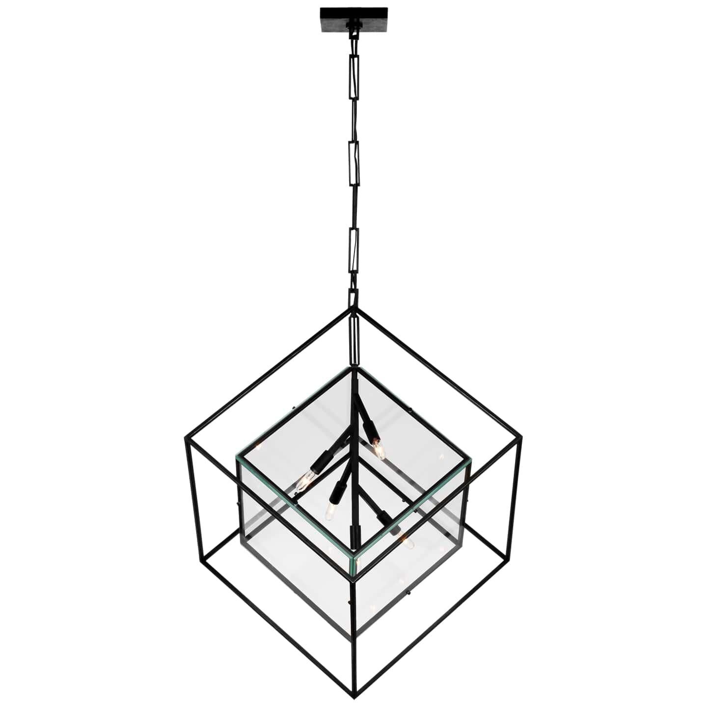 Kelly Wearstler Cubed 28 Inch LED Large Pendant by Visual Comfort Signature Collection