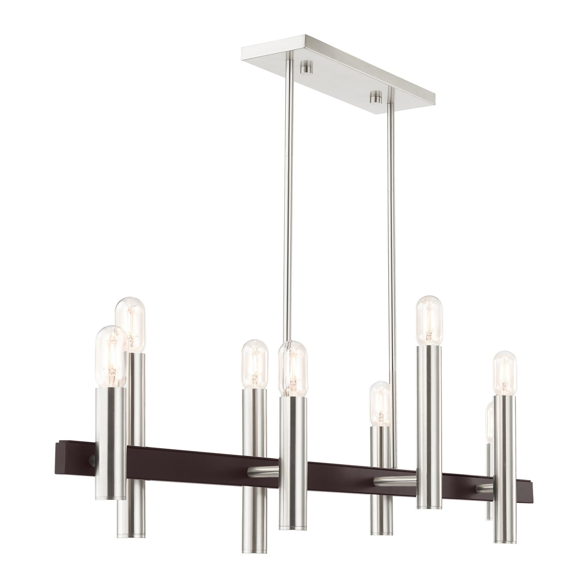 Helsinki 48 Inch 8 Light Linear Suspension Light by Livex Lighting