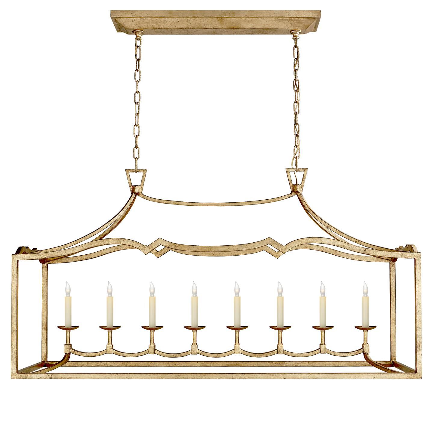 Shown in Gilded Iron finish and No Glass  glass and NO Shade  shade