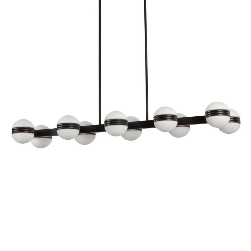 Peyton Fox Selene Medium Linear Chandelier by Kuzco