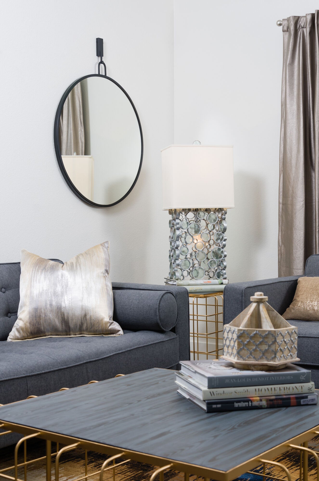 Stopwatch 33 Inch Decorative Mirror,