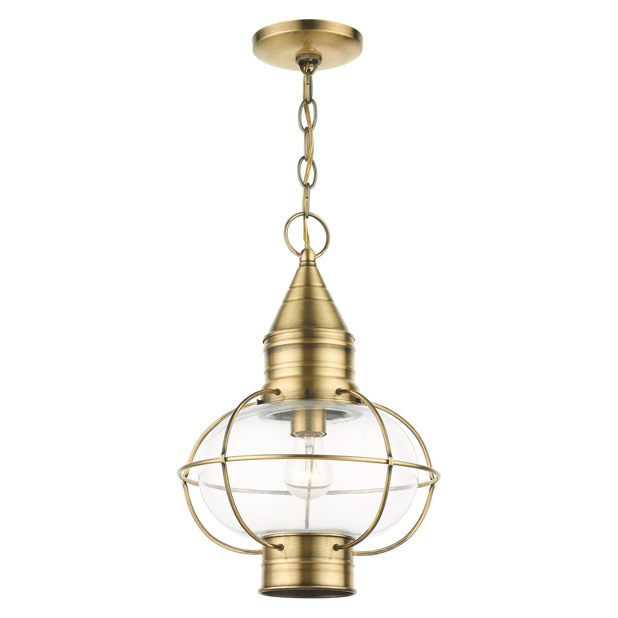 Livex Lighting Newburyport 16 Inch Tall Outdoor Hanging Lantern