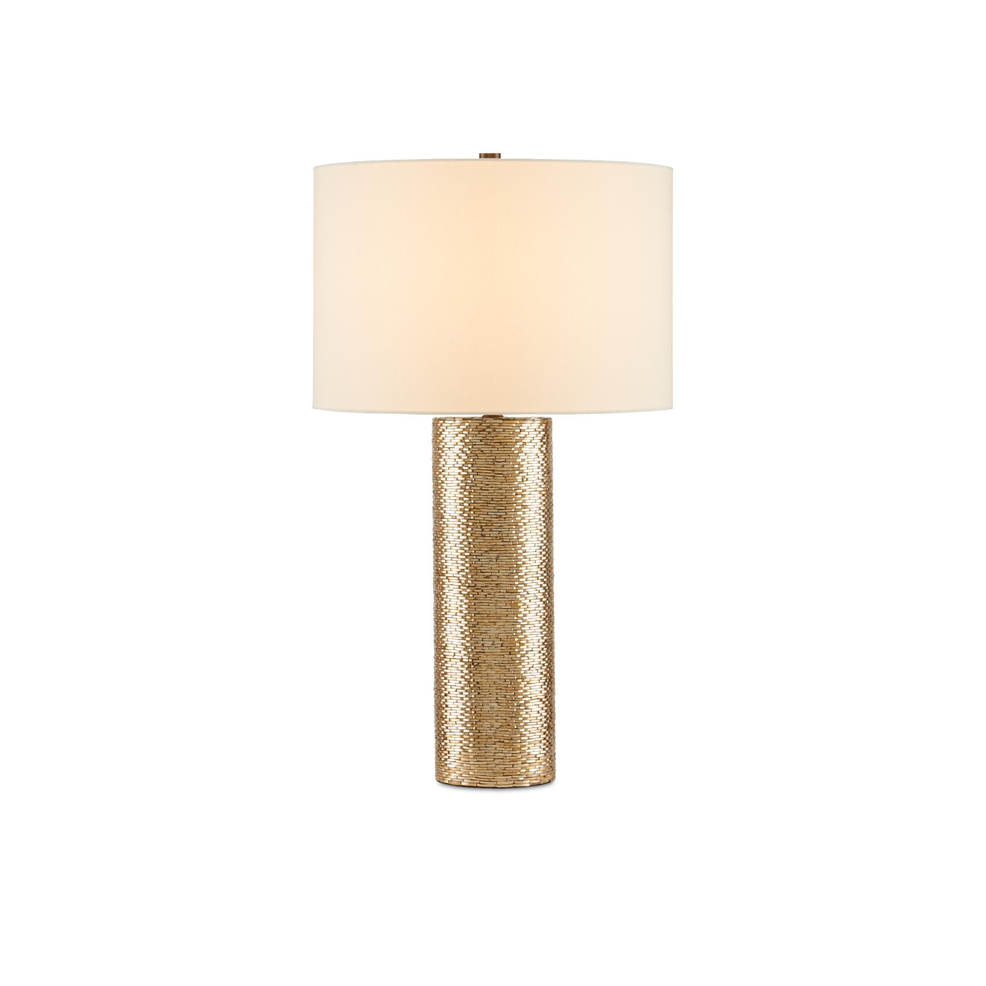 Shown in Gold finish and Eggshell Polyester shade