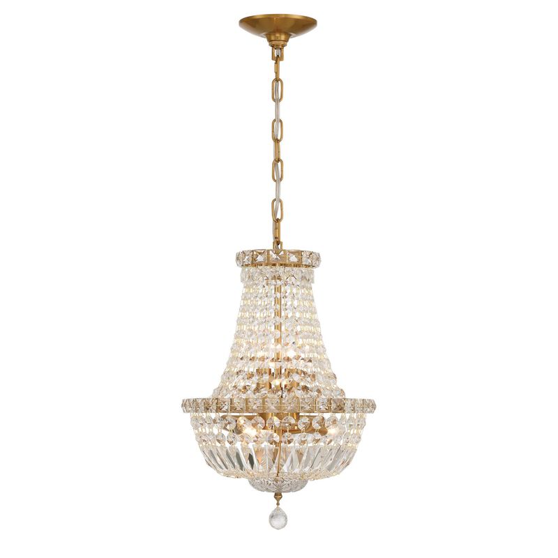 Roslyn 12 Inch Mini Chandelier by Crystorama