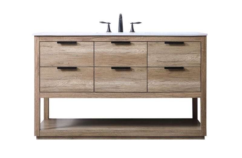 Larkin 54 Inch Bath Vanity by Elegant Decor