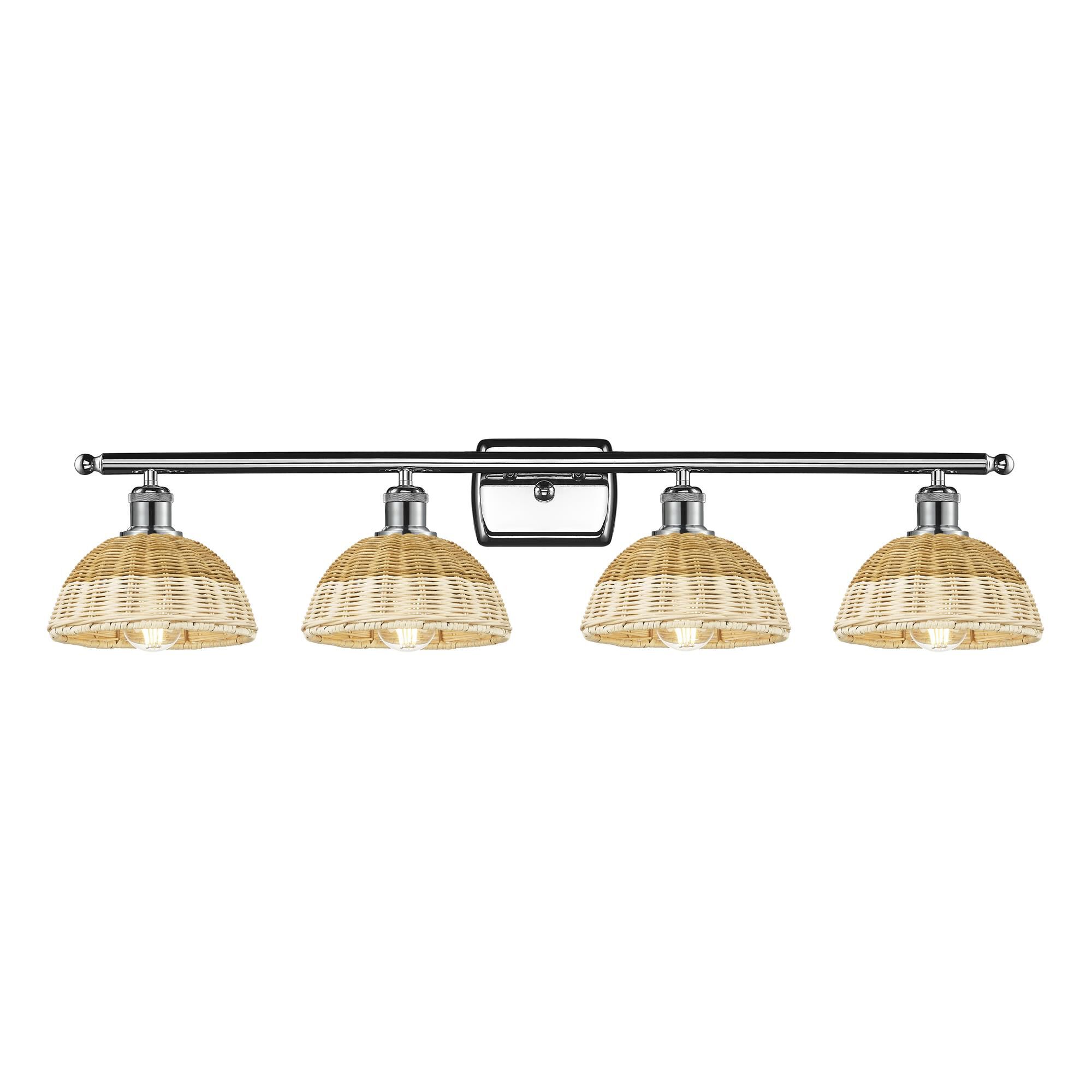 Shown in Polished Chrome finish and Natural shade