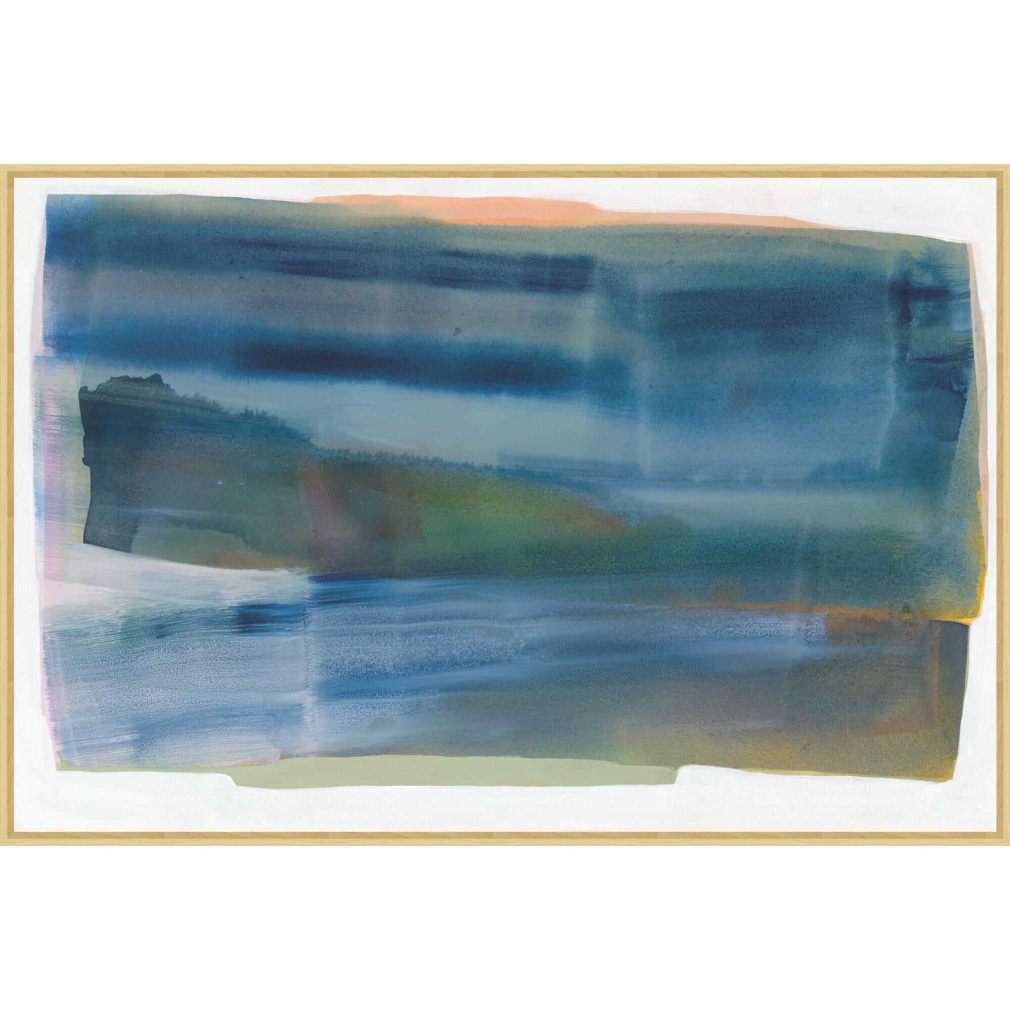 Gina Gaetz Abstract Sapphire Print by LEVEL57