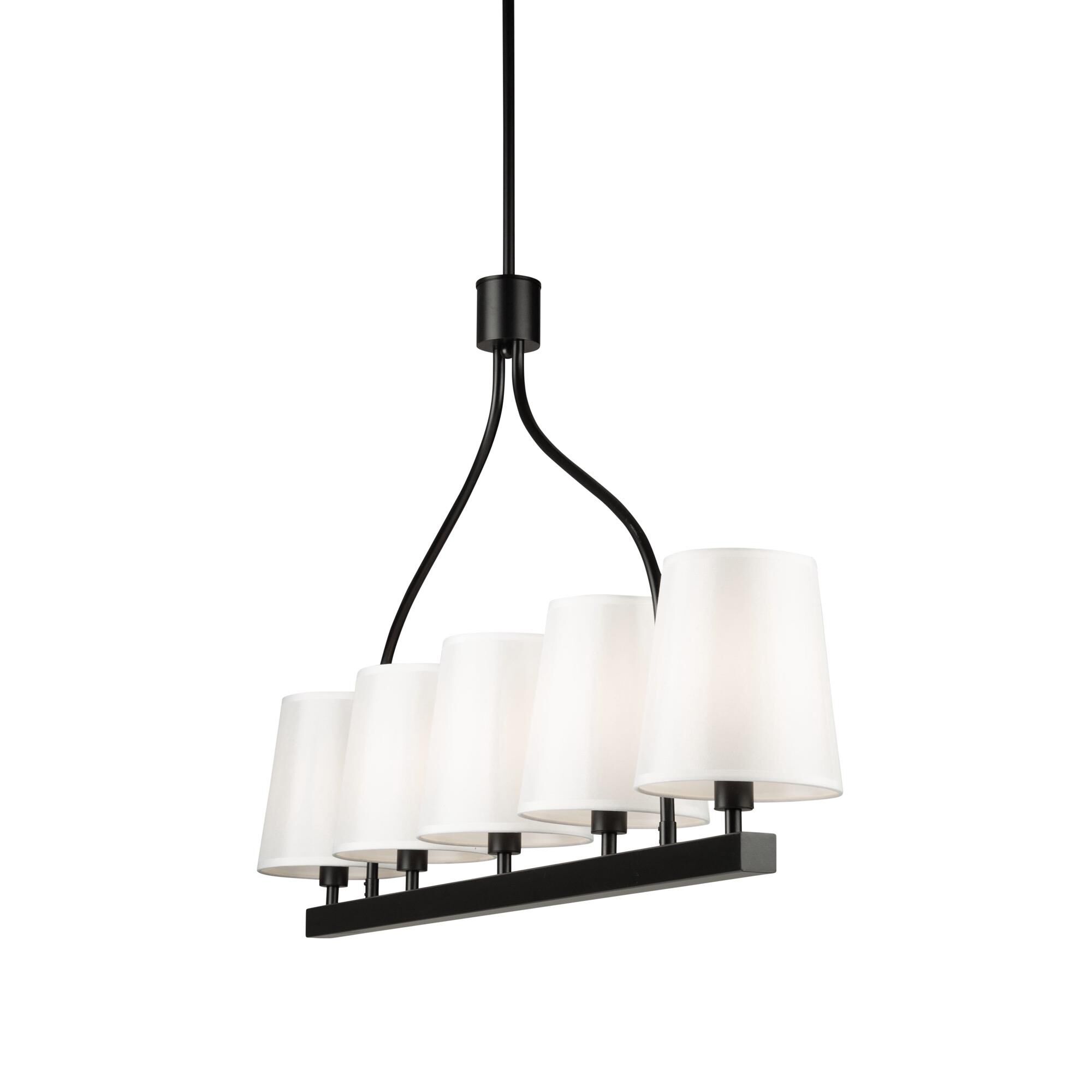 Steven Sabados (S&C) Rhythm 40 Inch 5 Light Linear Suspension Light by Artcraft