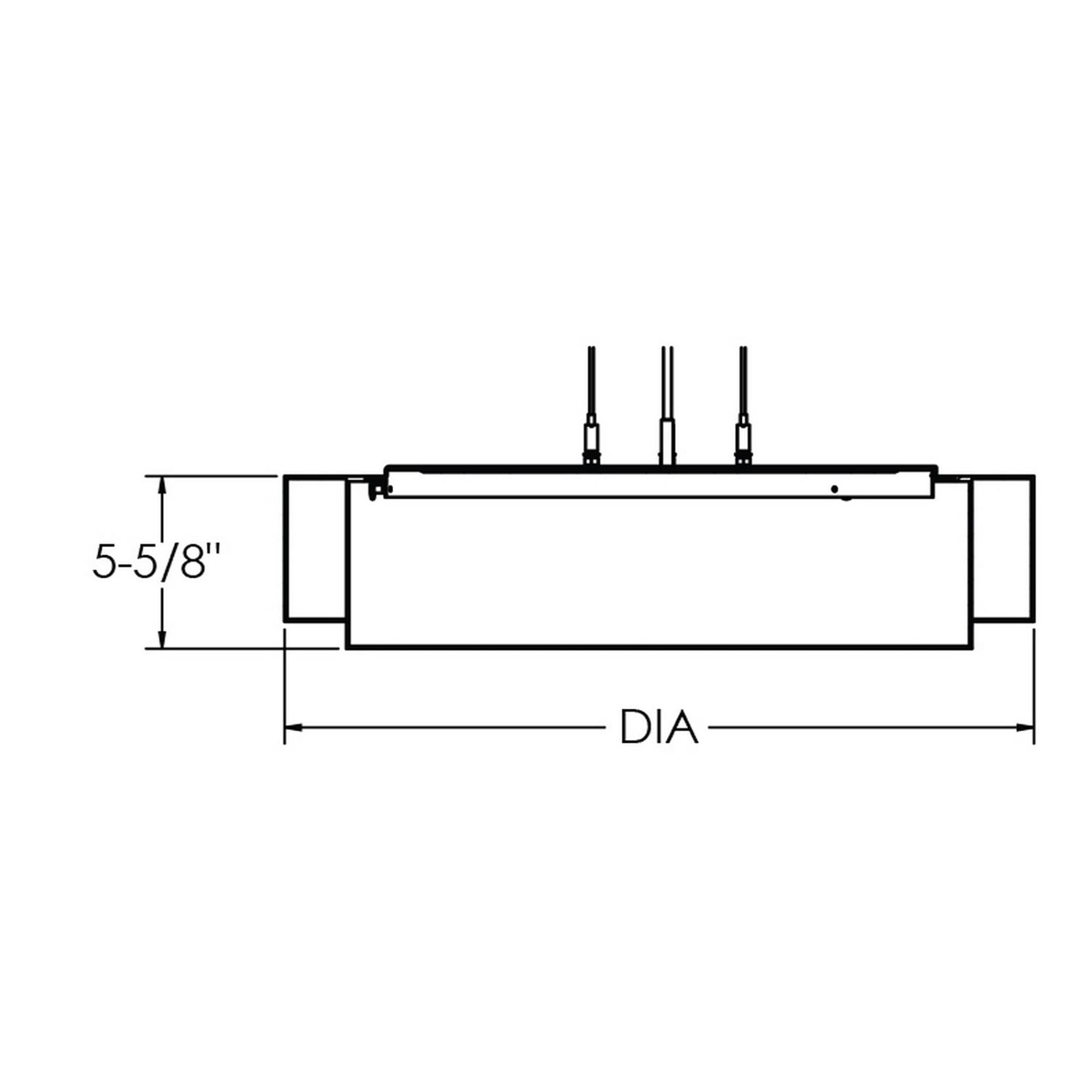 Shown in Satin Nickel finish and Linen White Fabric, Acrylic shade and No Accent accent