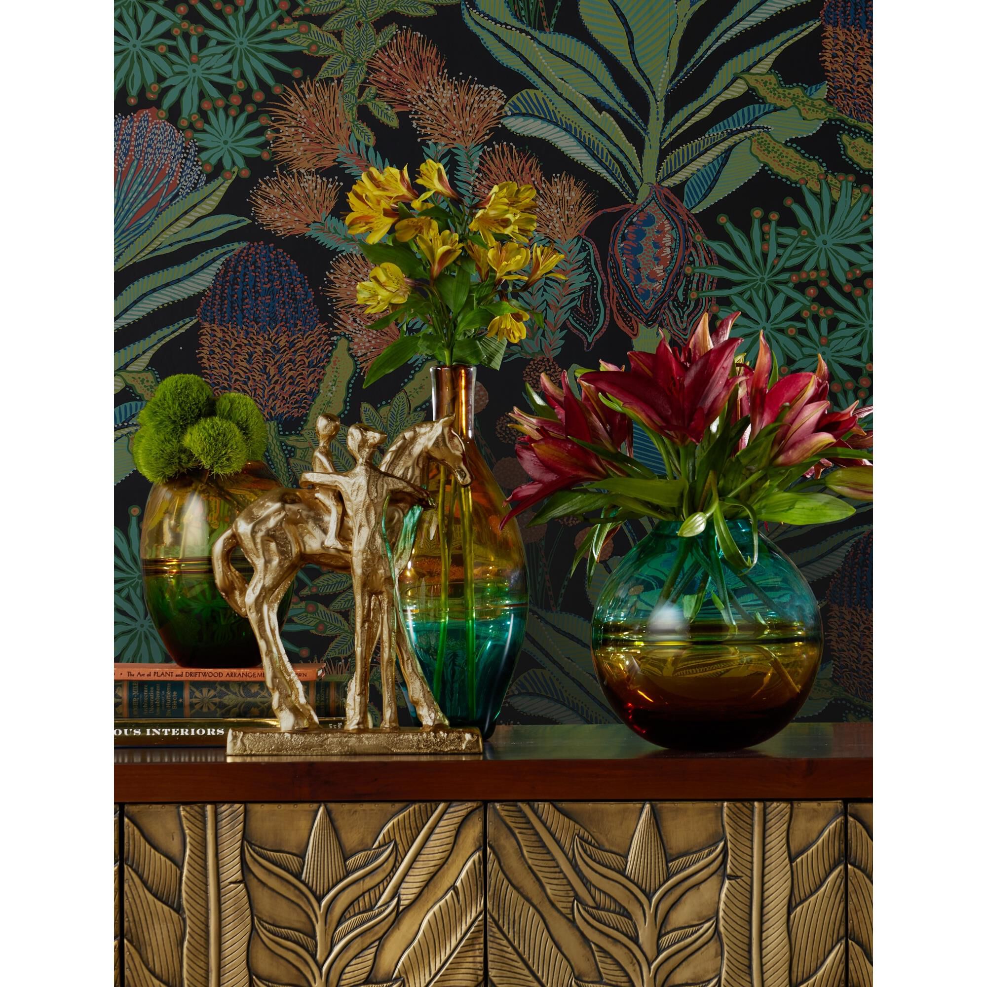 Shown in Aqua Blue, Amber and Green finish