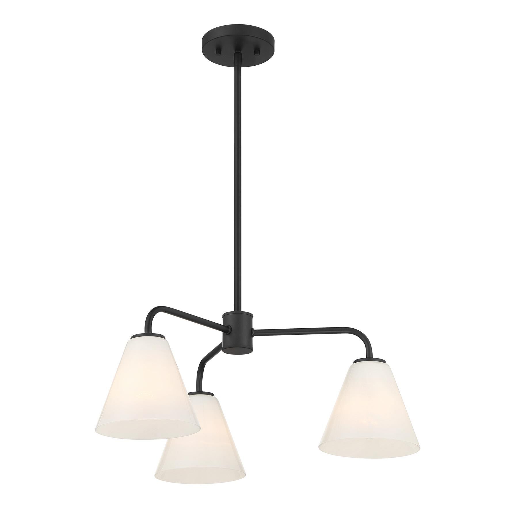 Shown in Matte Black finish and Strie shade