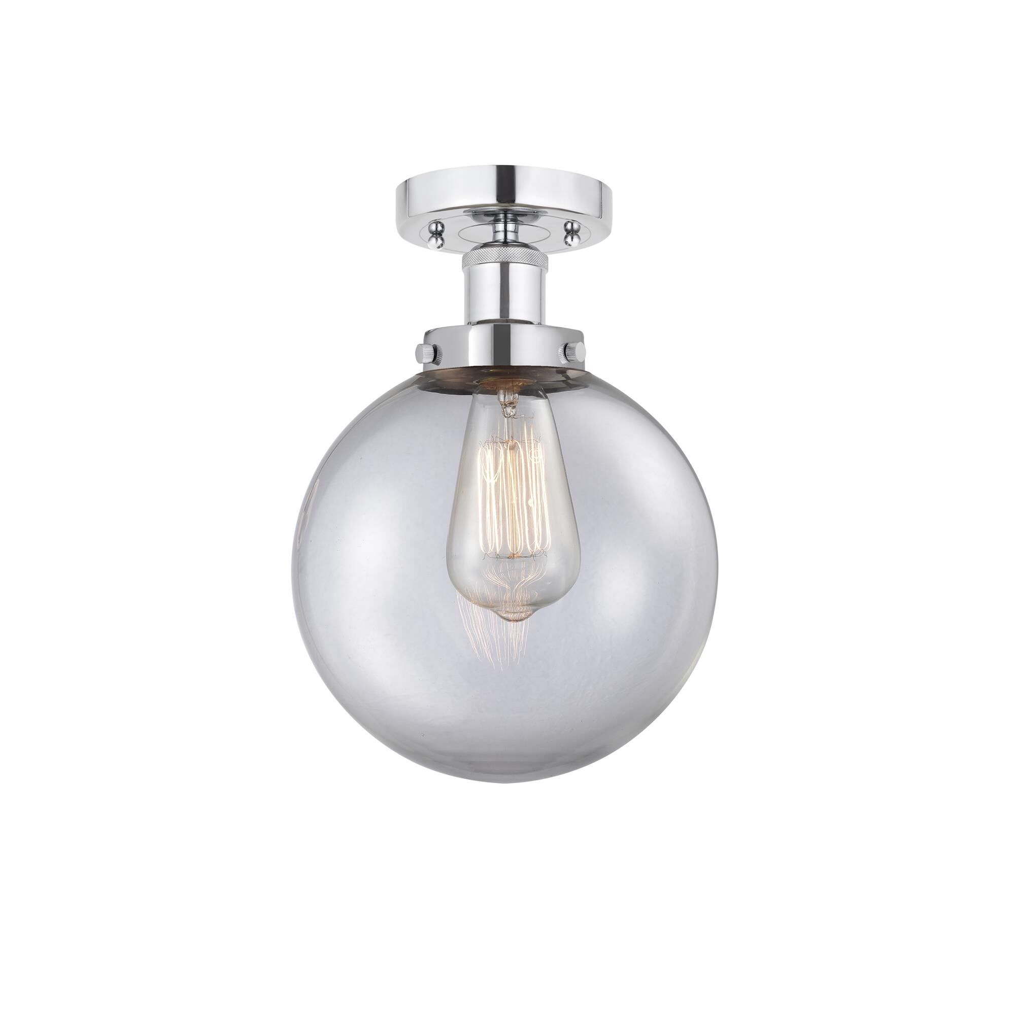 Shown in Polished Chrome, Clear finish and Clear glass and Clear Glass shade