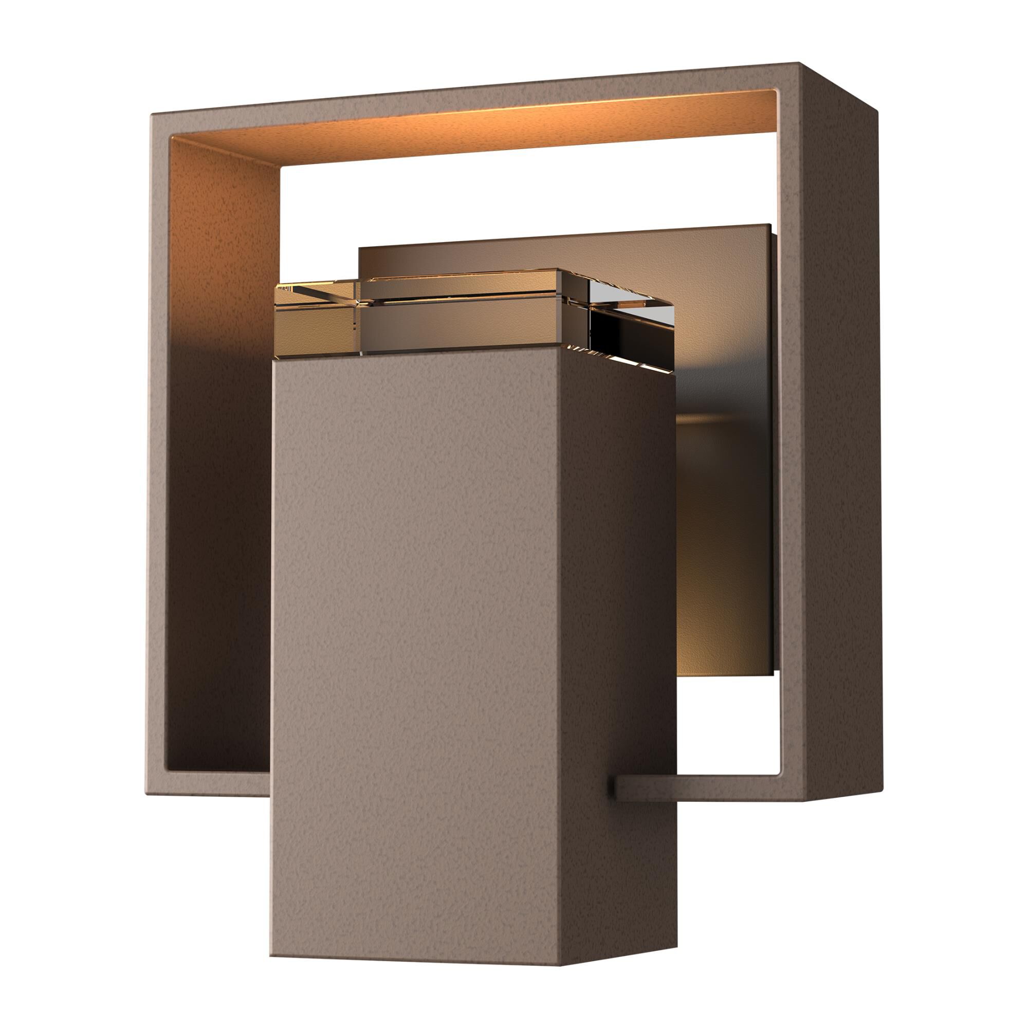 Hubbardton Forge Shadow Box 8 Inch Tall Outdoor Wall Light