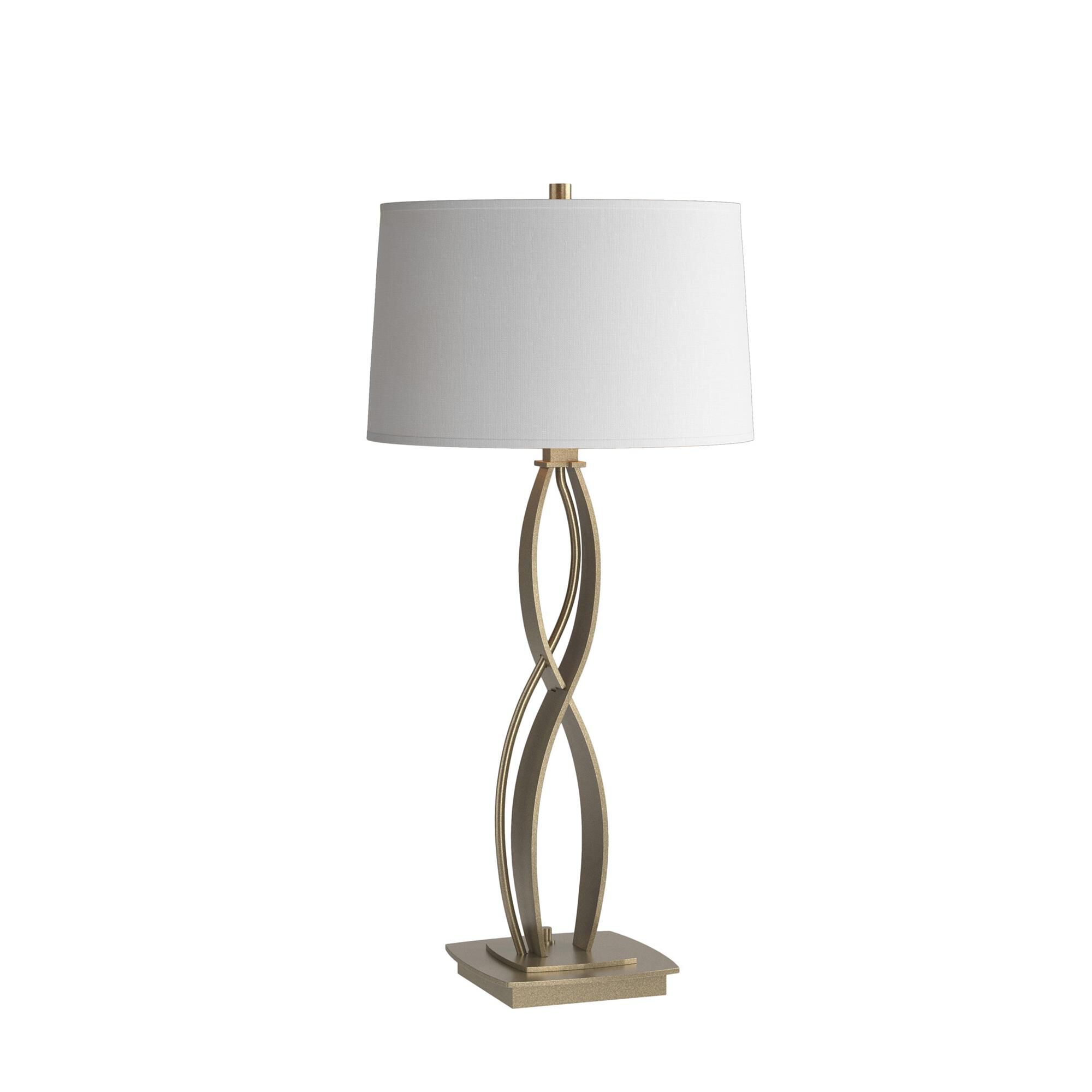 Shown in Soft Gold finish and Natural Anna shade