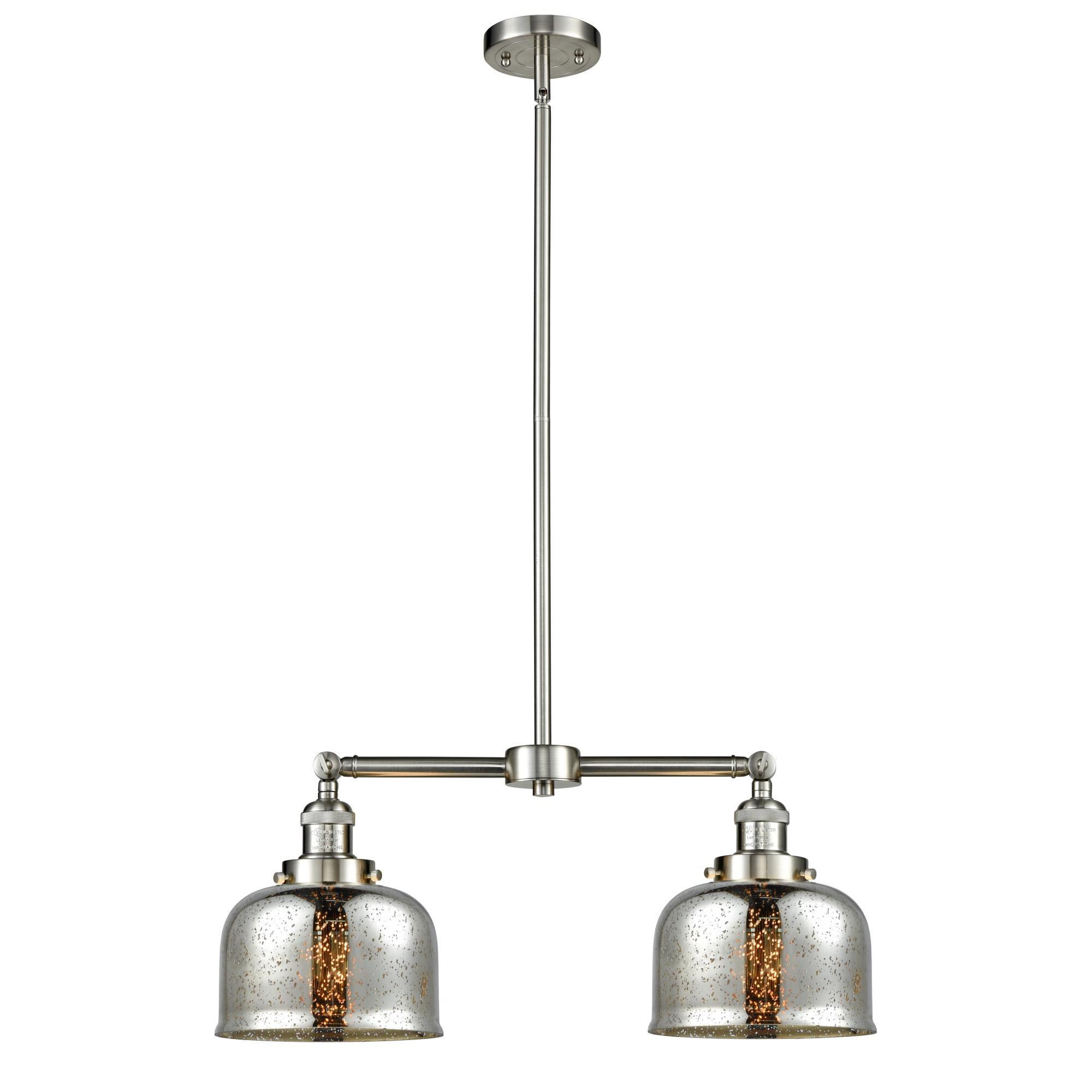 Bruno Marashlian Large Bell 21 Inch 2 Light Mini Chandelier by Innovations Lighting