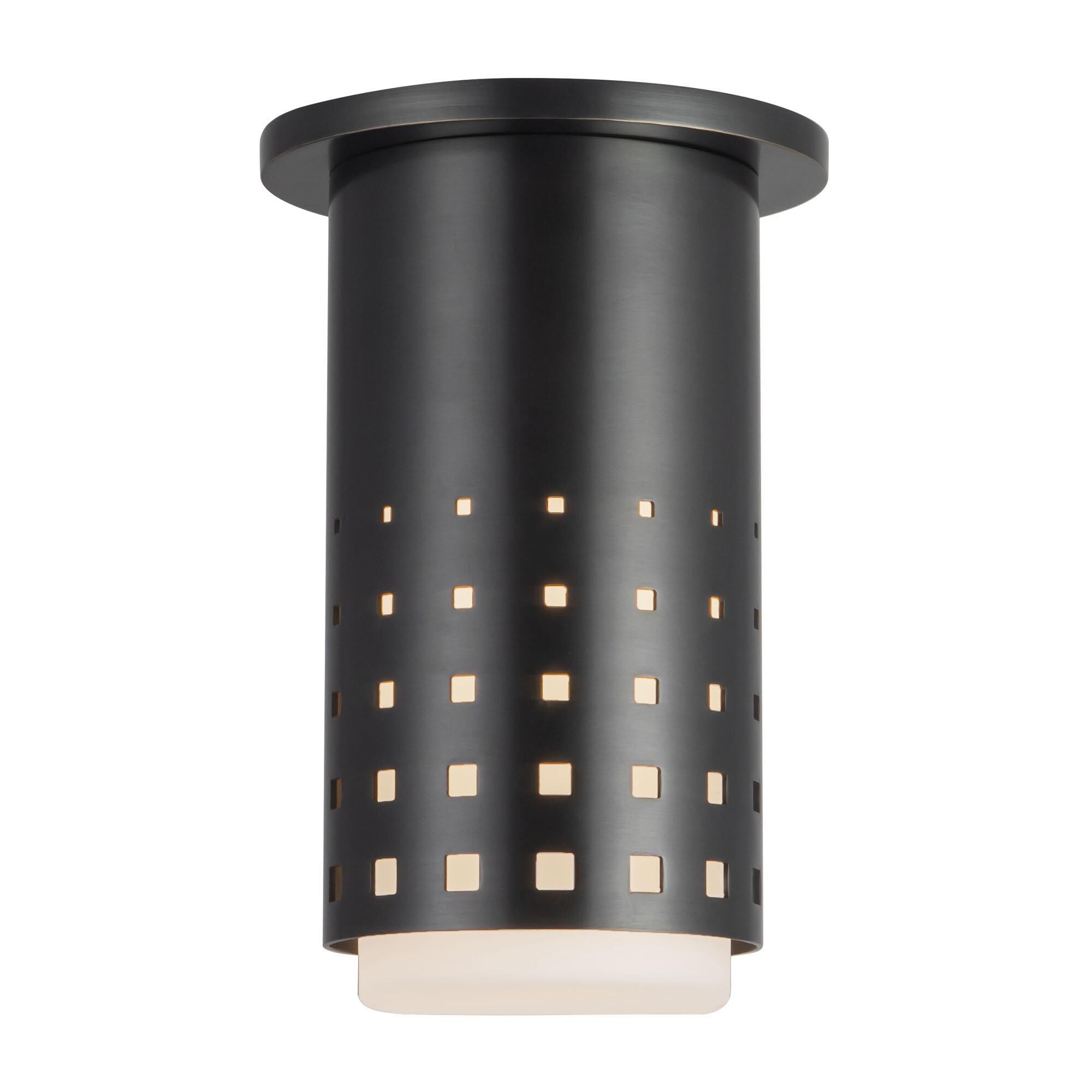 Shown in Urban Bronze finish and Clear Exterior Opal Interior glass