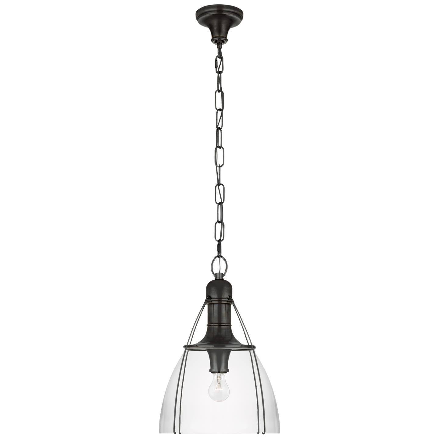 Visual Comfort Signature Collection Chapman & Myers Prestwick 14 Inch Large Pendant