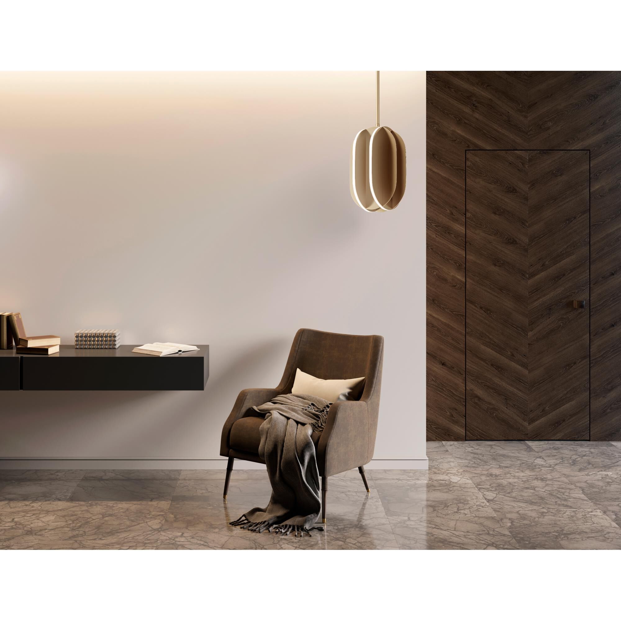 Shown in Satin Brass finish