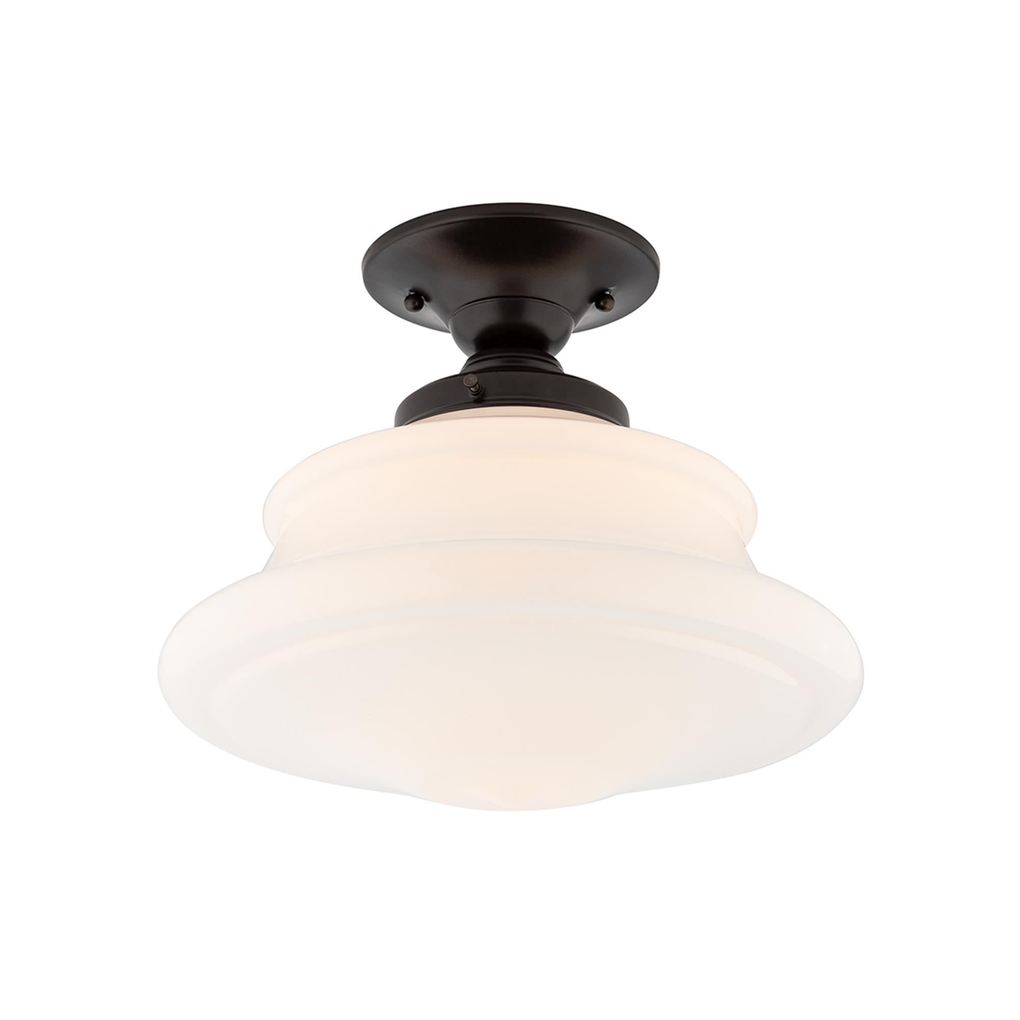 Petersburg 13 Inch Semi Flush Mount,