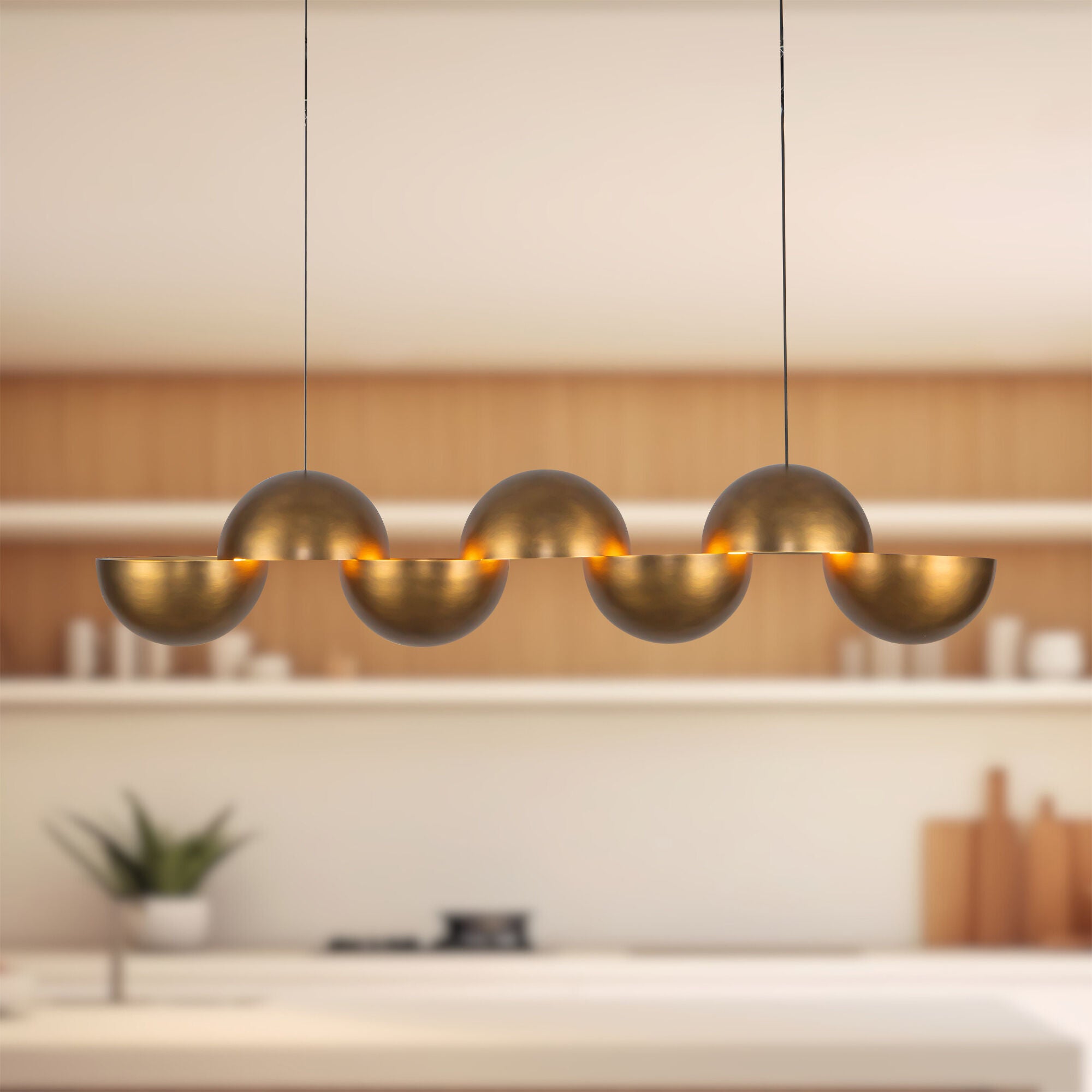 Paul Cocksedge Void 41 Inch Linear Suspension Light by Kuzco Lighting