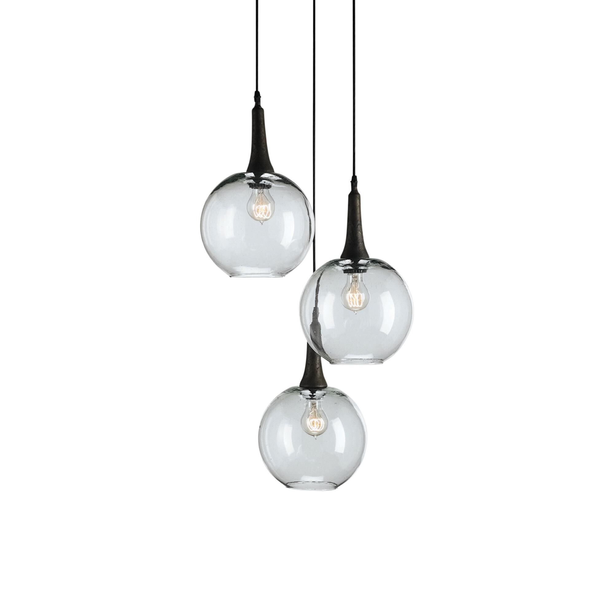 Beckett Trio 3 Light Multi Light Pendant by Currey and Company