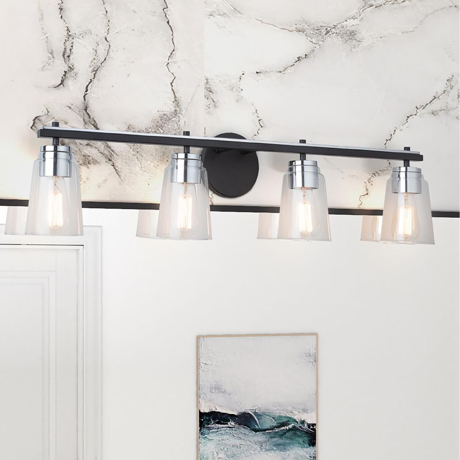 Essex 35 Inch Bath Vanity Light by Artcraft