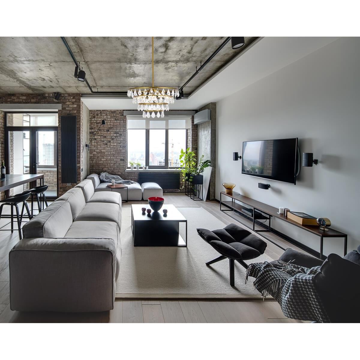 Ella 20 Inch Large Pendant by Elegant Lighting