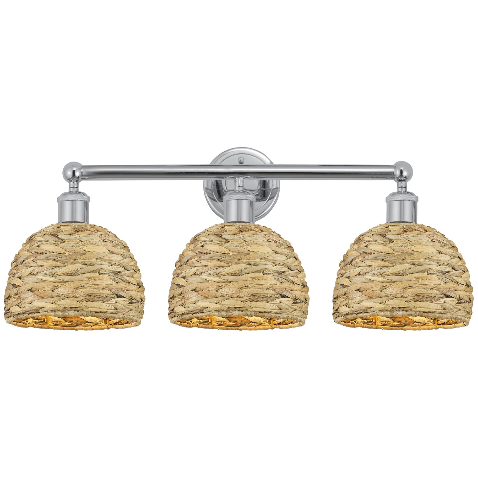 Bruno Marashlian Woven Rattan 26 Inch Bath Vanity Light by Innovations Lighting