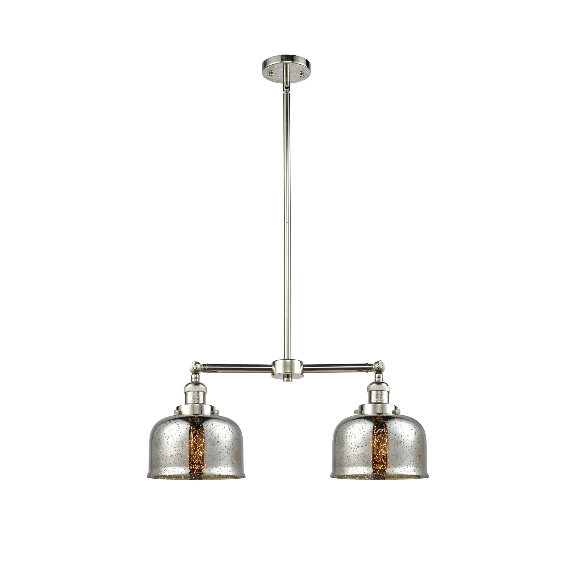 Bruno Marashlian Large Bell 21 Inch 2 Light Mini Chandelier by Innovations Lighting