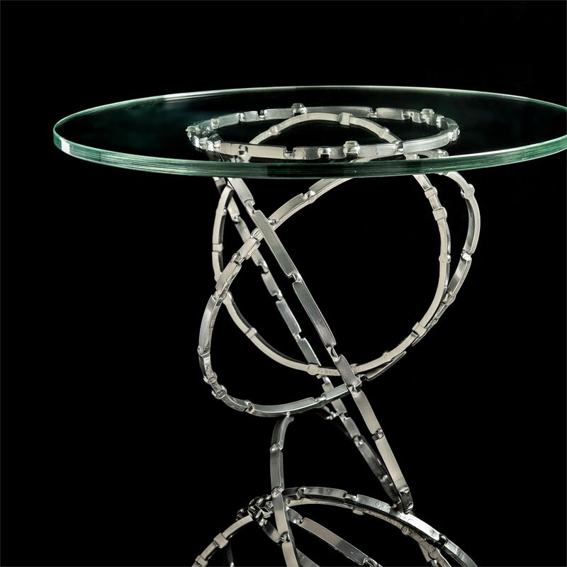 Olympus 24 Inch Accent Table by Hubbardton Forge